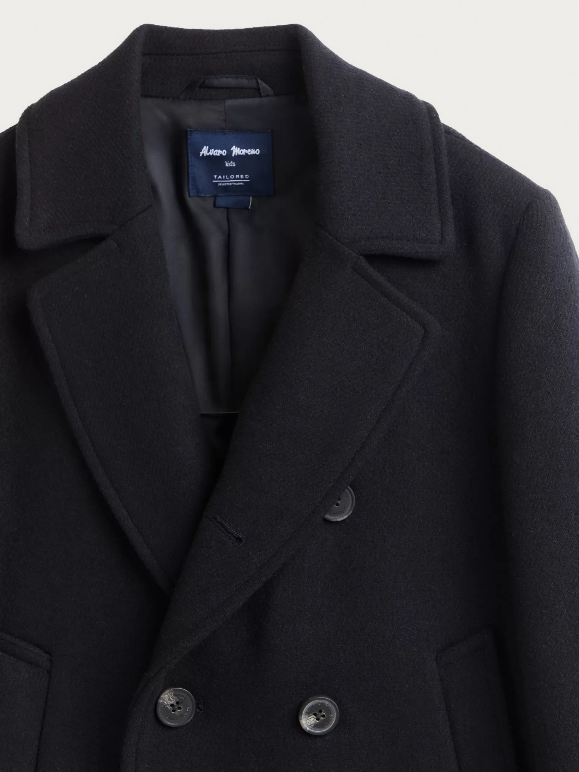 Manteau Enfant Thomas d'Alvaro Moreno - Bleu Marine Intense | Prix Doux & Confort Optimal