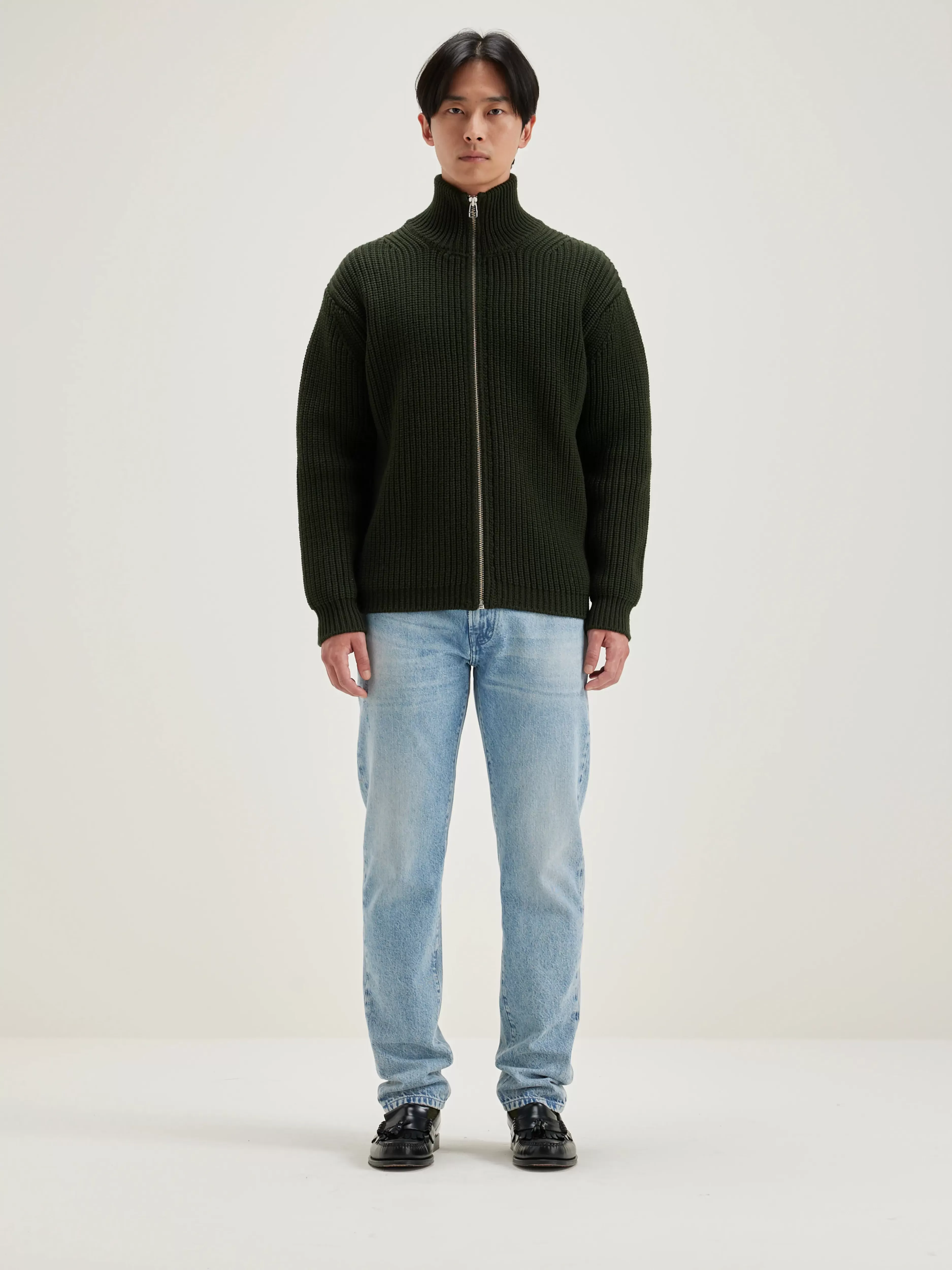 Bellerose Rits - Pull Léger en Laine Allip | Confort Optimal & Style Urbain | Nouvelle Collection Prix Doux