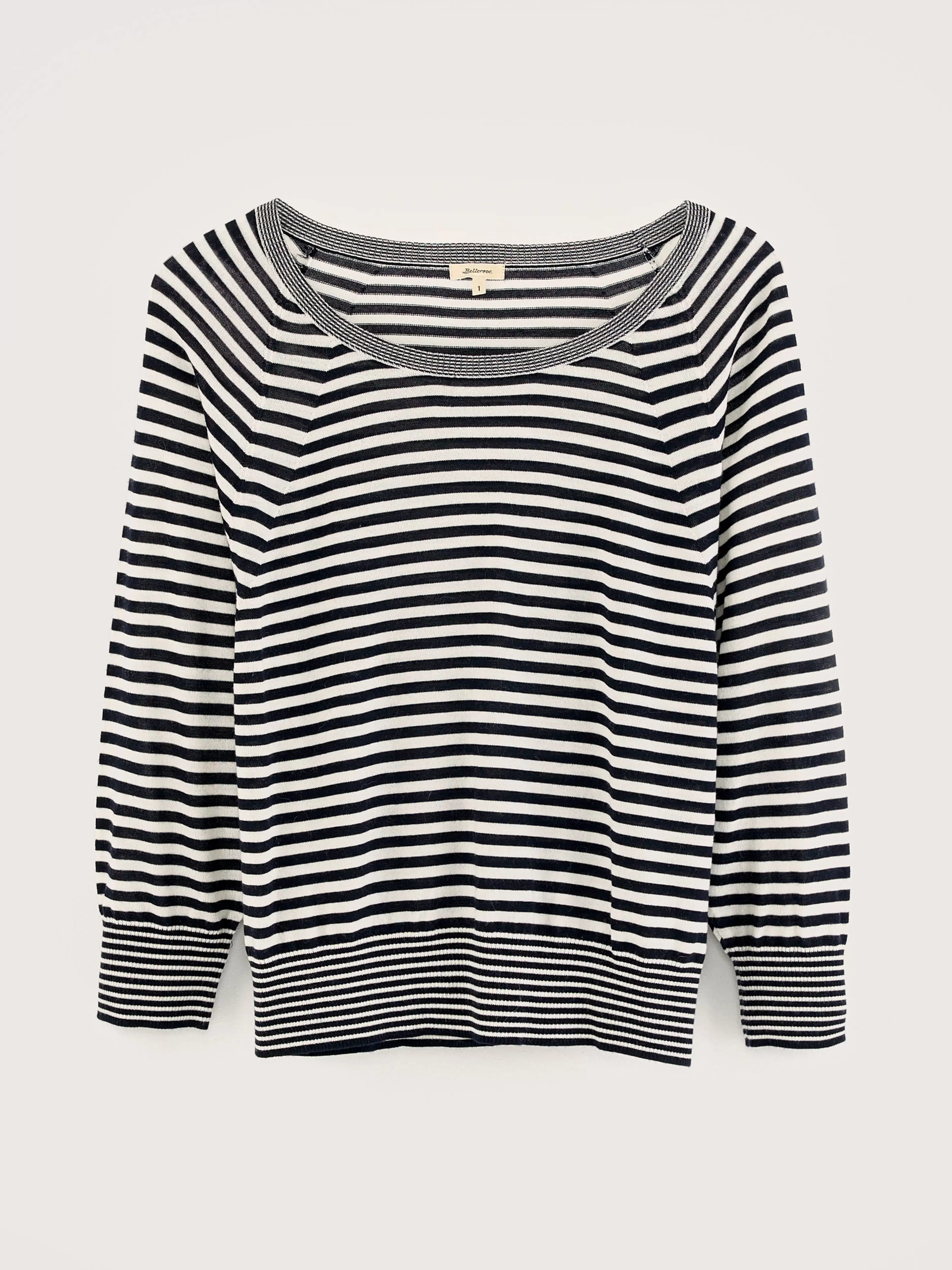 Cardigan Bellerose à rayures décontracté - Modèle Aloty, doux et élégant pour un style détente