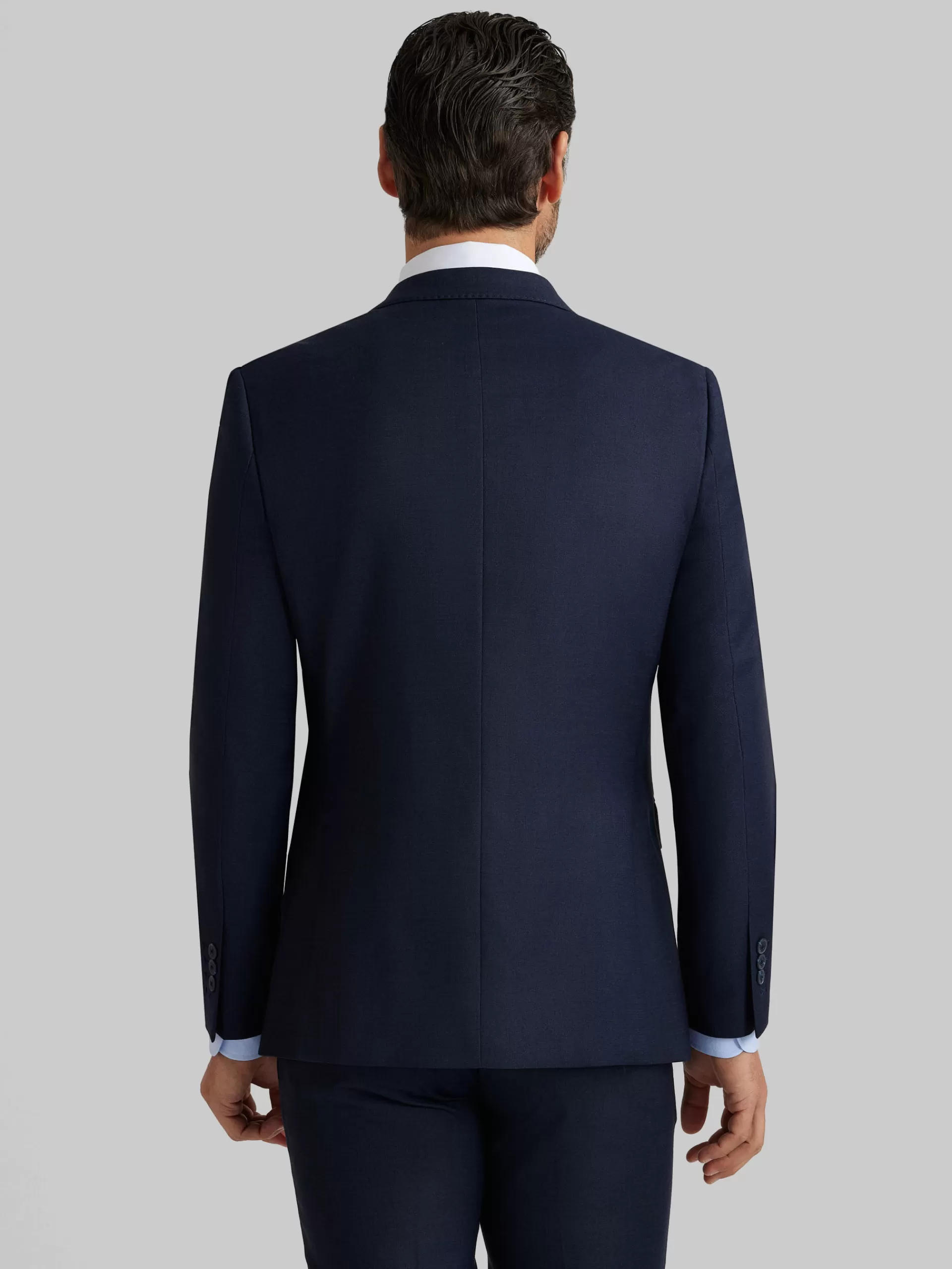 Découvrez la collection Alvaro Moreno : Veste américaine décontractée FIL A FIL en Bleu Marine - Confort premium et style intemporel