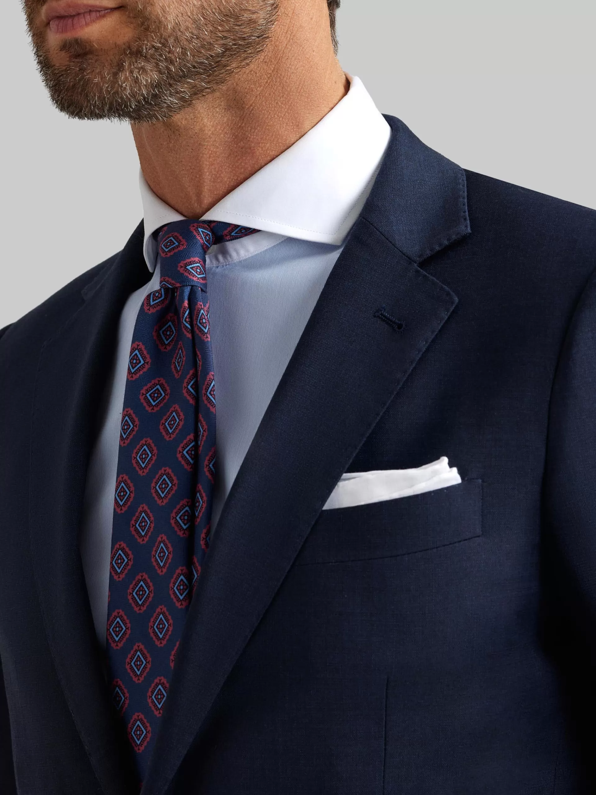 Découvrez la collection Alvaro Moreno : Veste américaine décontractée FIL A FIL en Bleu Marine - Confort premium et style intemporel