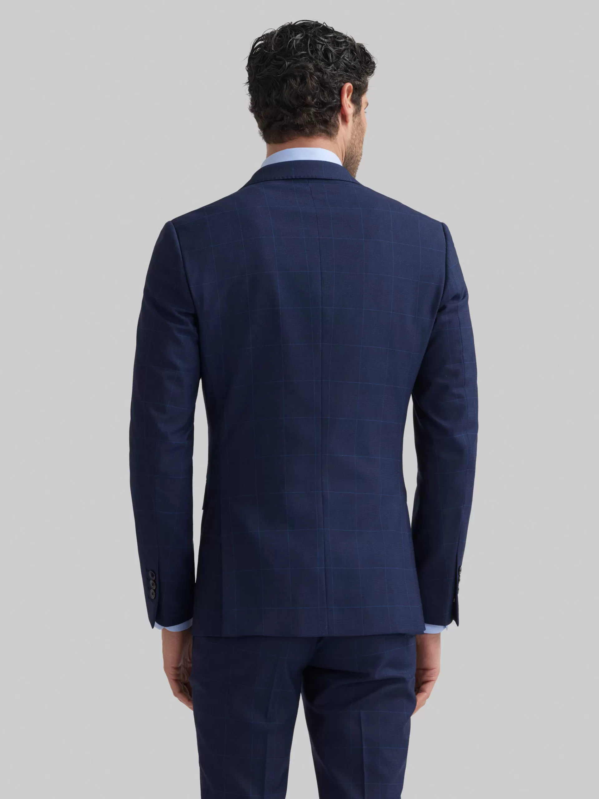 Costume Slim Americana Gales Bleu Marine - Élégance intemporelle par Alvaro Moreno - Détails premium pour Homme - Coupe moderne et confortable