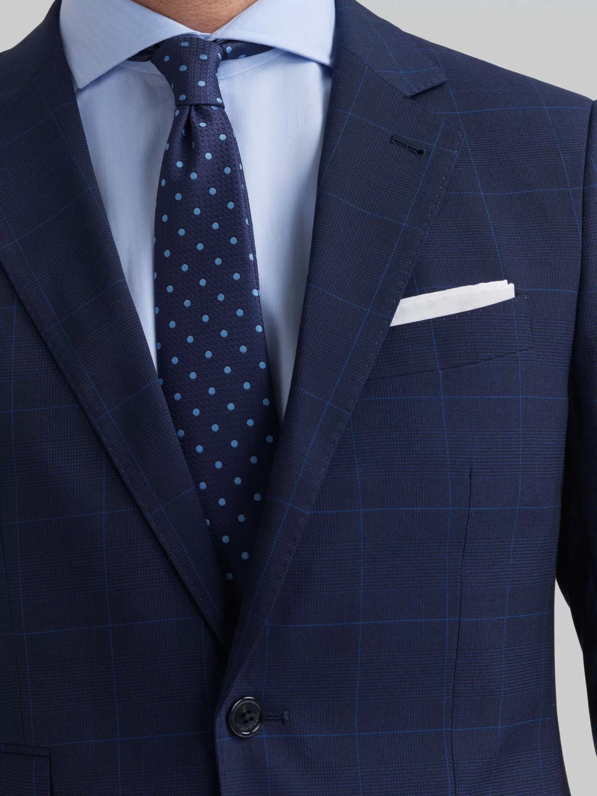 Costume Slim Americana Gales Bleu Marine - Élégance intemporelle par Alvaro Moreno - Détails premium pour Homme - Coupe moderne et confortable