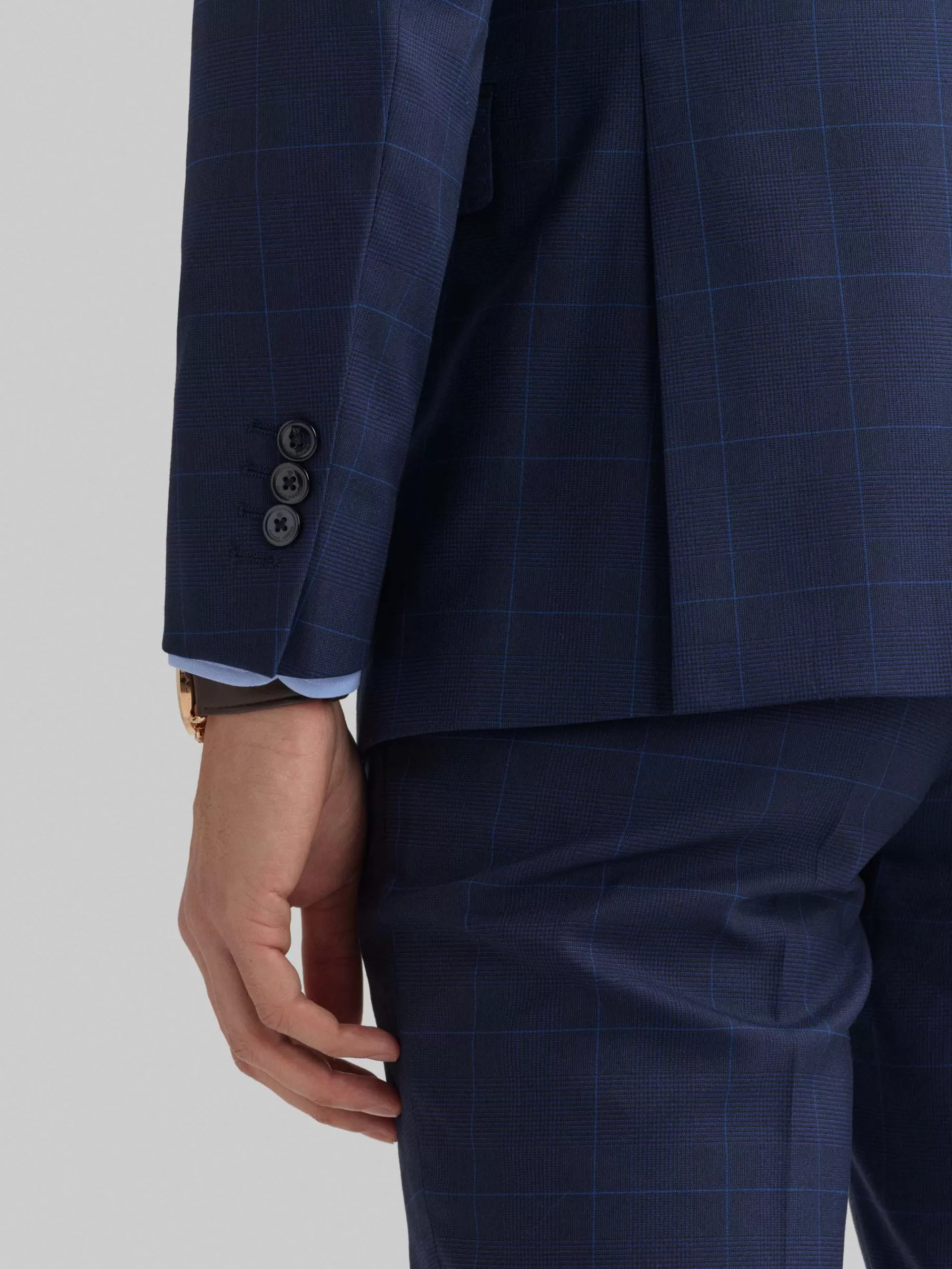 Costume Slim Americana Gales Bleu Marine - Élégance intemporelle par Alvaro Moreno - Détails premium pour Homme - Coupe moderne et confortable