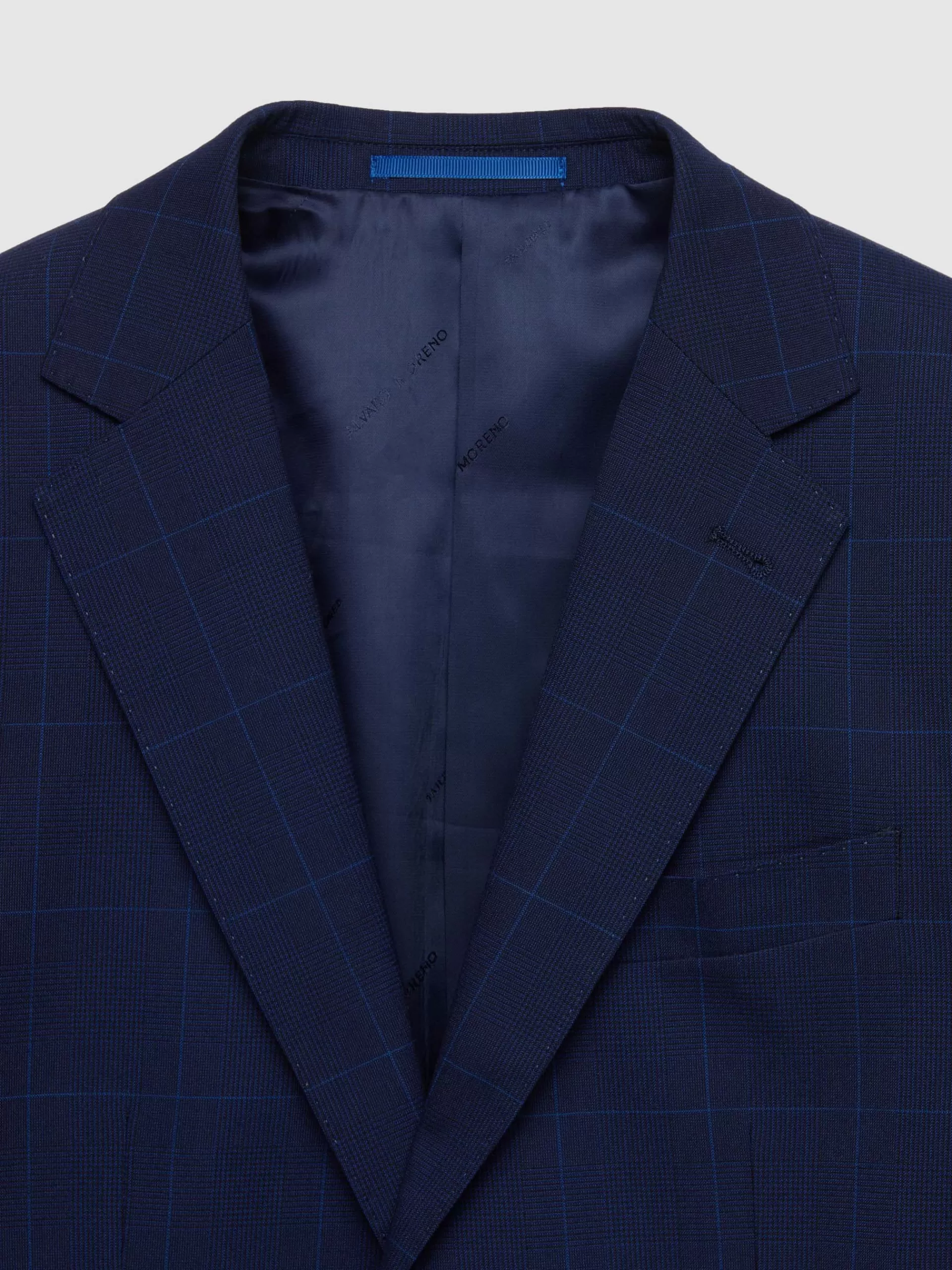Costume Slim Americana Gales Bleu Marine - Élégance intemporelle par Alvaro Moreno - Détails premium pour Homme - Coupe moderne et confortable