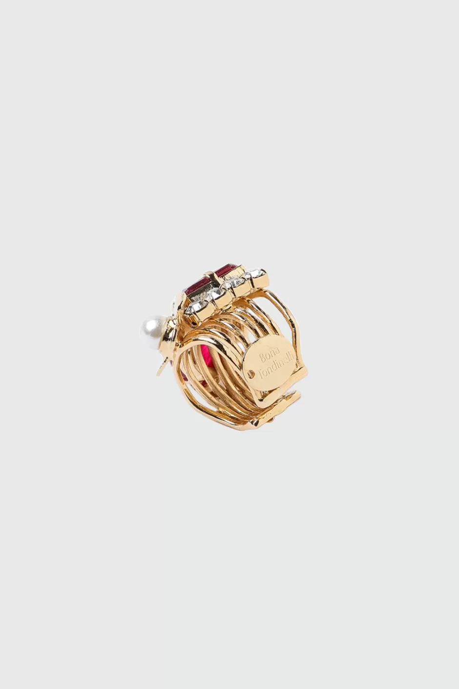 Bague Donna Roy Rogers Élégante en Cristal Étincelant - Édition Exclusive pour Célébrer l'Éclat