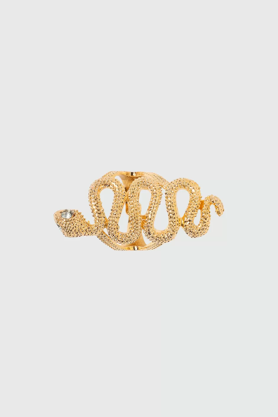 Bague Serpent Royale Donna - Modèle Médian en Or Fin avec Motifs Écaillés | Élégance Intemporelle pour Femme