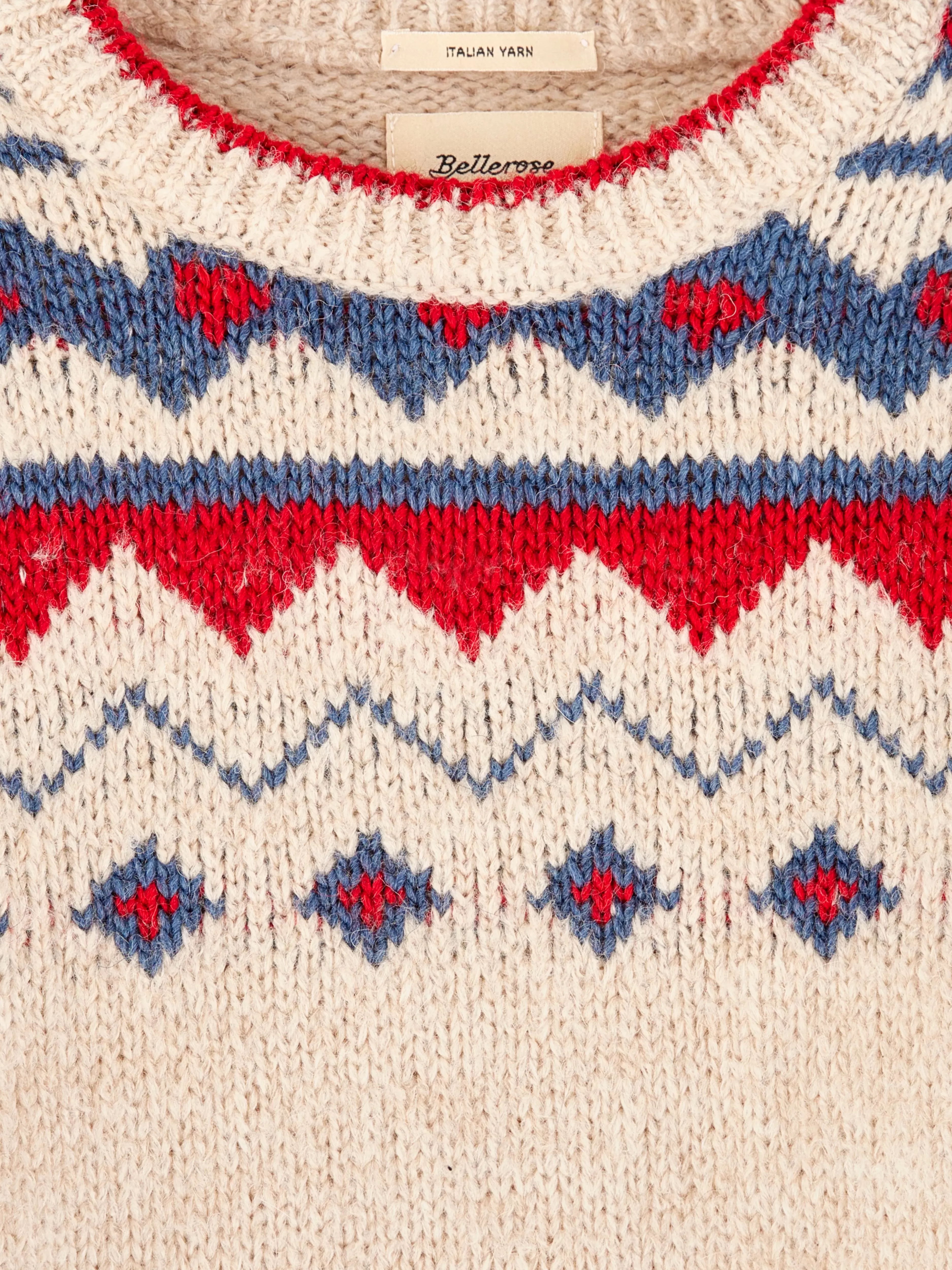 Découvrez le Pull Col Rond Apoty - Nouvelle Collection Confortable par Bellerose