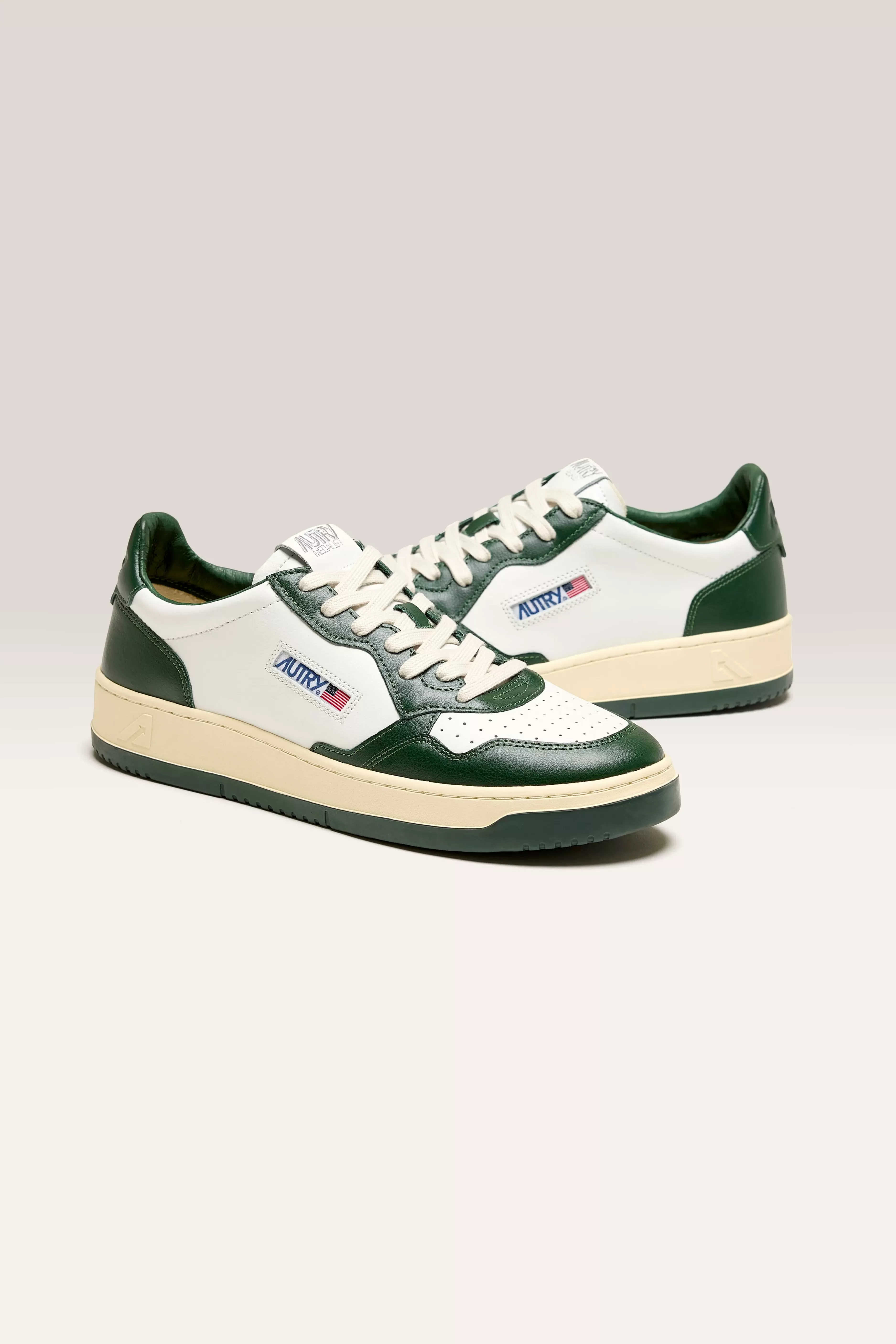 Autry Chaussures Homme : Medalist Low Bicolor en Édition Limitée - Promotion Exclusives