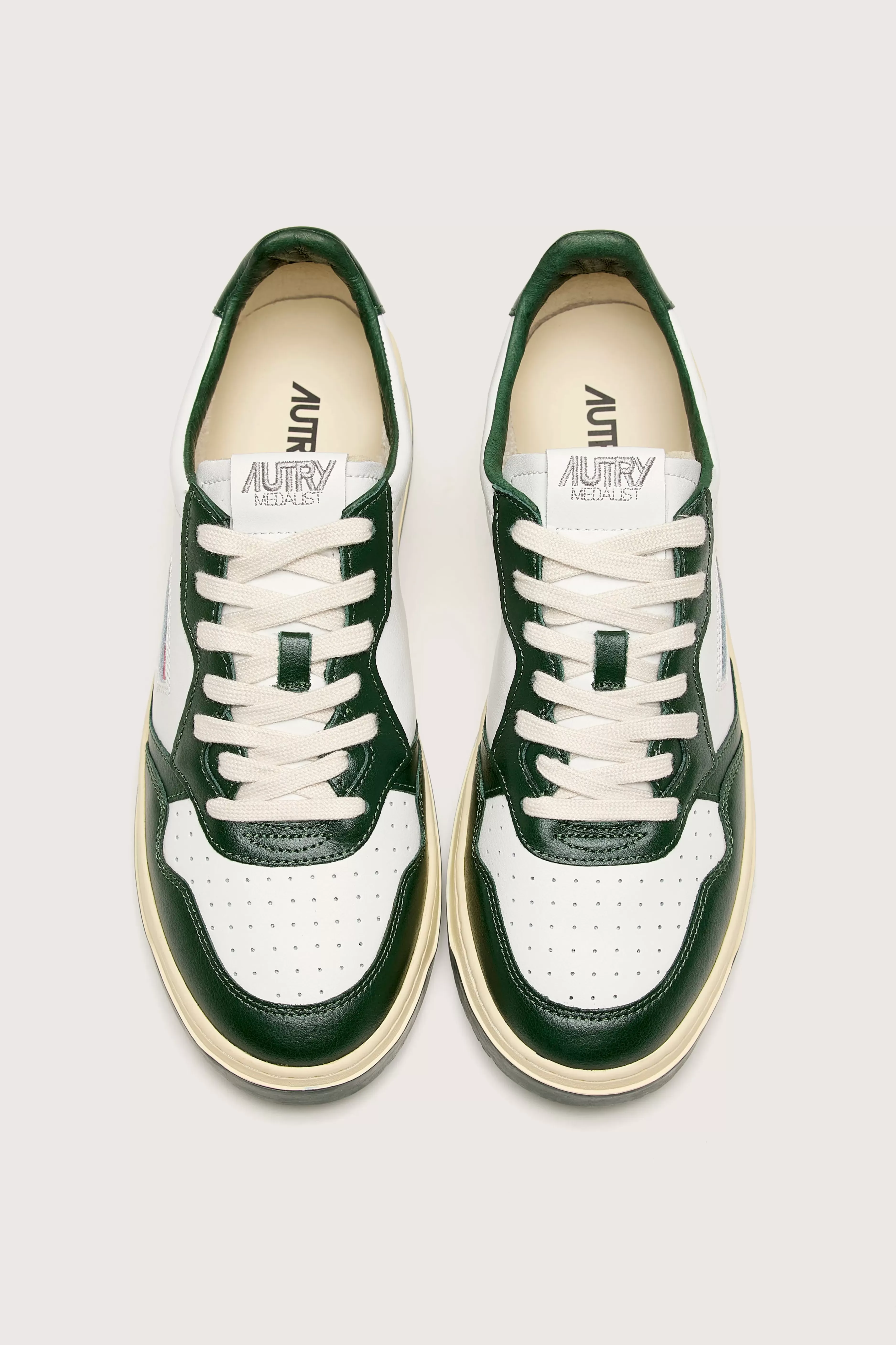 Autry Chaussures Homme : Medalist Low Bicolor en Édition Limitée - Promotion Exclusives