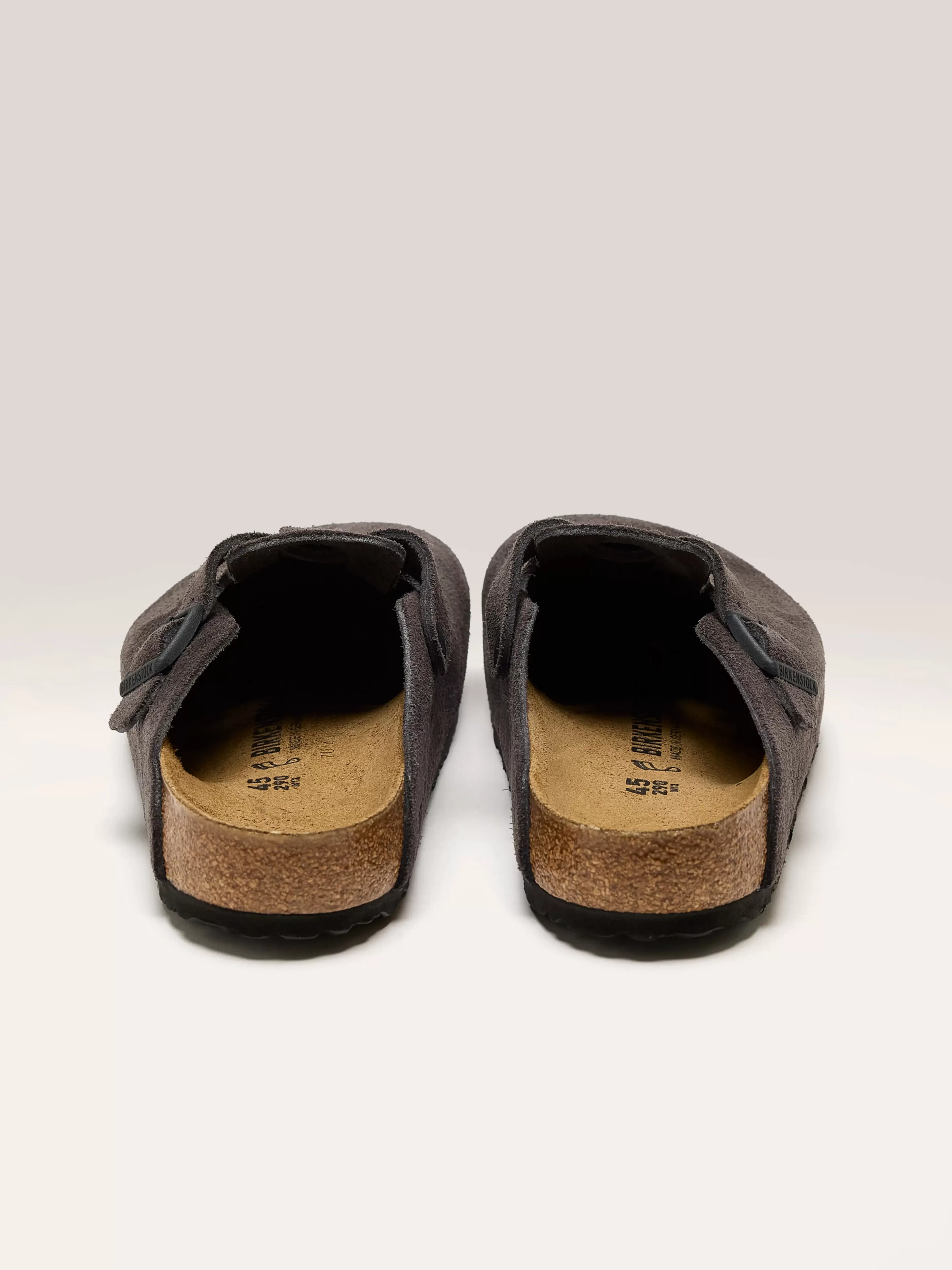 Sandales Birkenstock Boston en Daim Souple - Modèle Homme Disponible en Ligne
