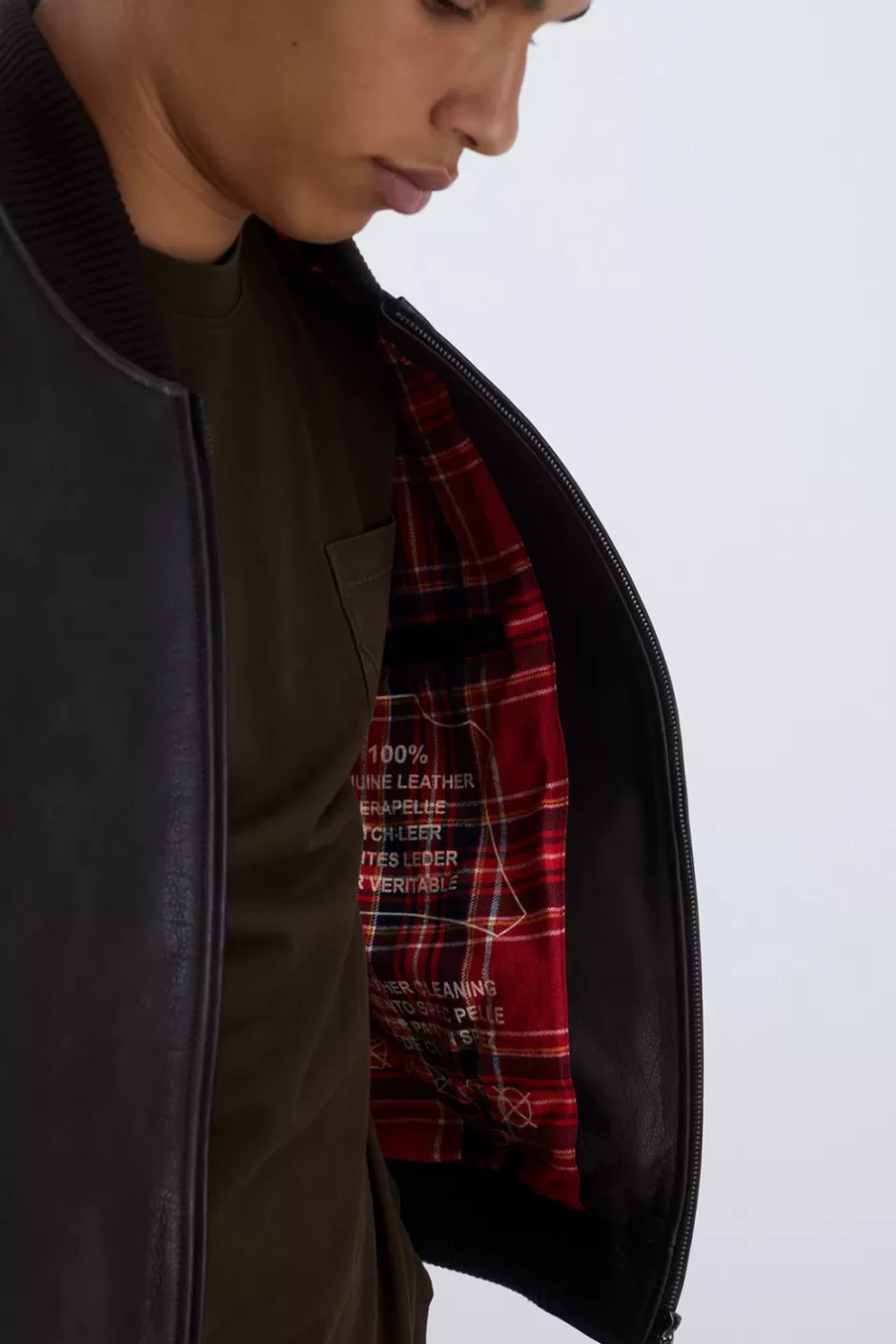 Blouson Bomber Roy Rogers en Cuir Vieilli pour Homme – Style Vintage Authentique