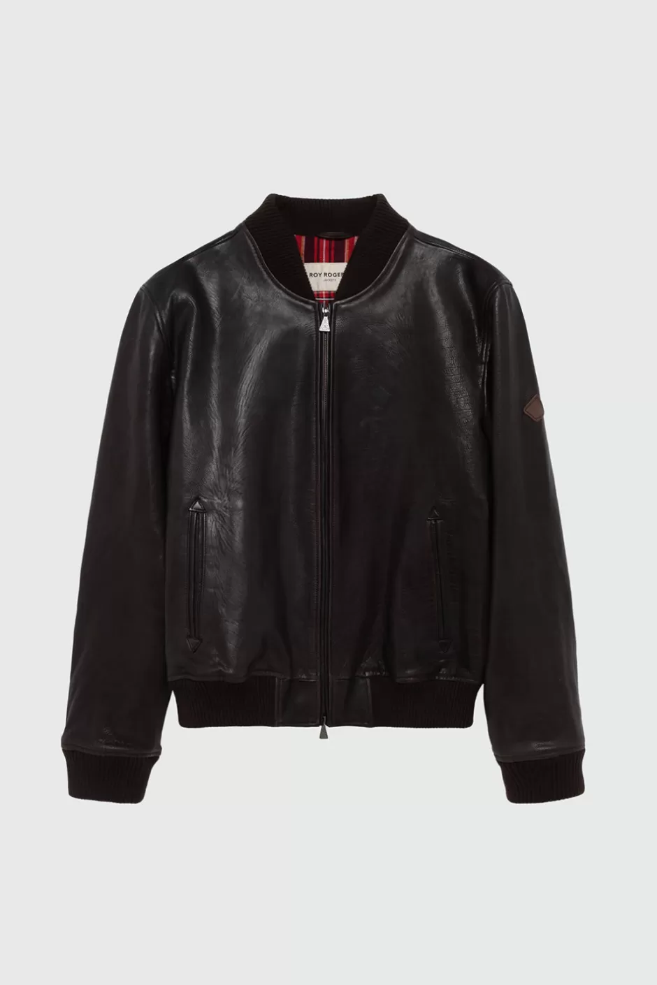 Blouson Bomber Roy Rogers en Cuir Vieilli pour Homme – Style Vintage Authentique