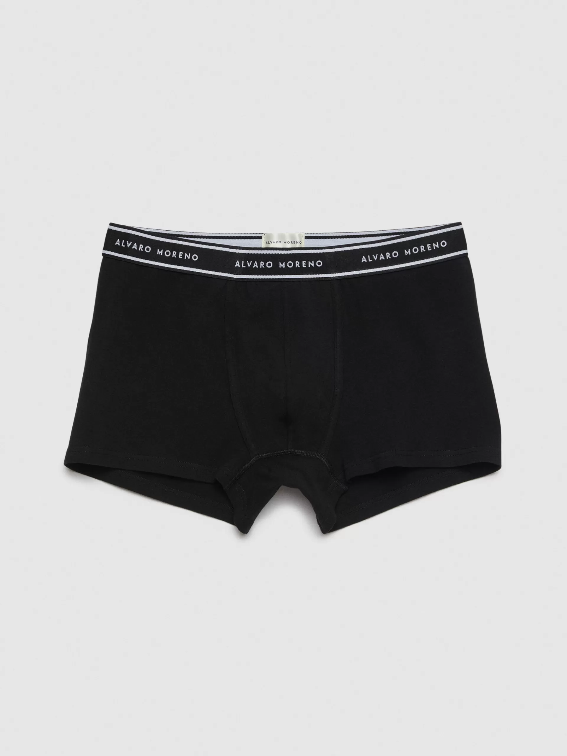 Boxer Homme Alvaro Moreno - Modèle Classique Confortable en Noir Profond | Promotion Exclusive