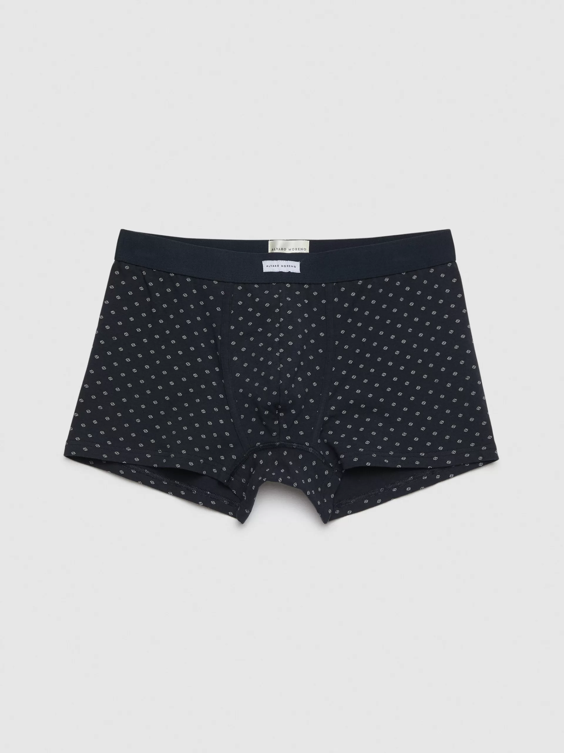 Boxer Homme Alvaro Moreno - Texture Granuleuse en Bleu Marine Profond | Confort Exceptionnel & Modèle Exclusif