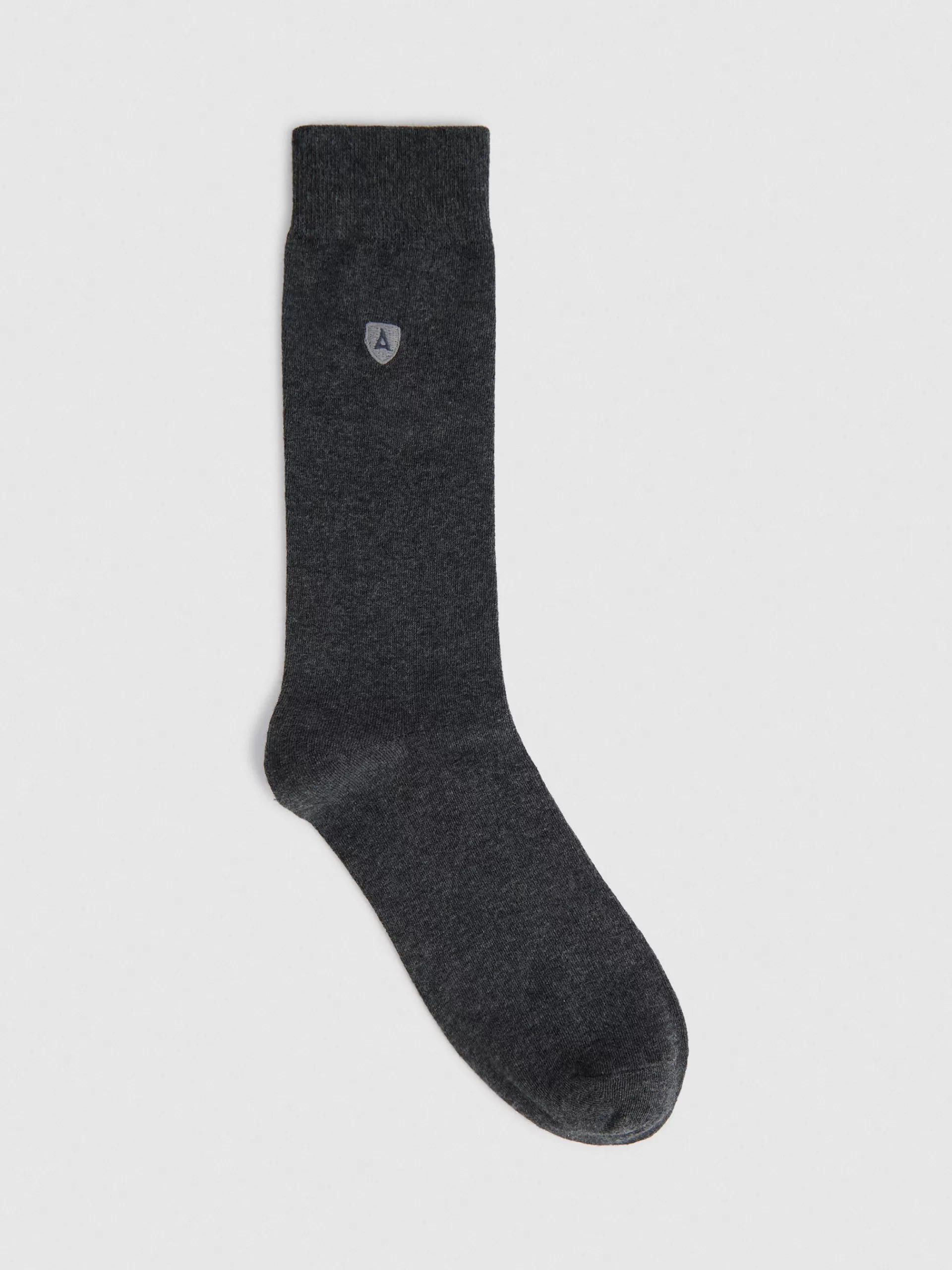 Chaussettes Homme Gris Chiné Alvaro Moreno - Basique en Coton Confortable 

（：