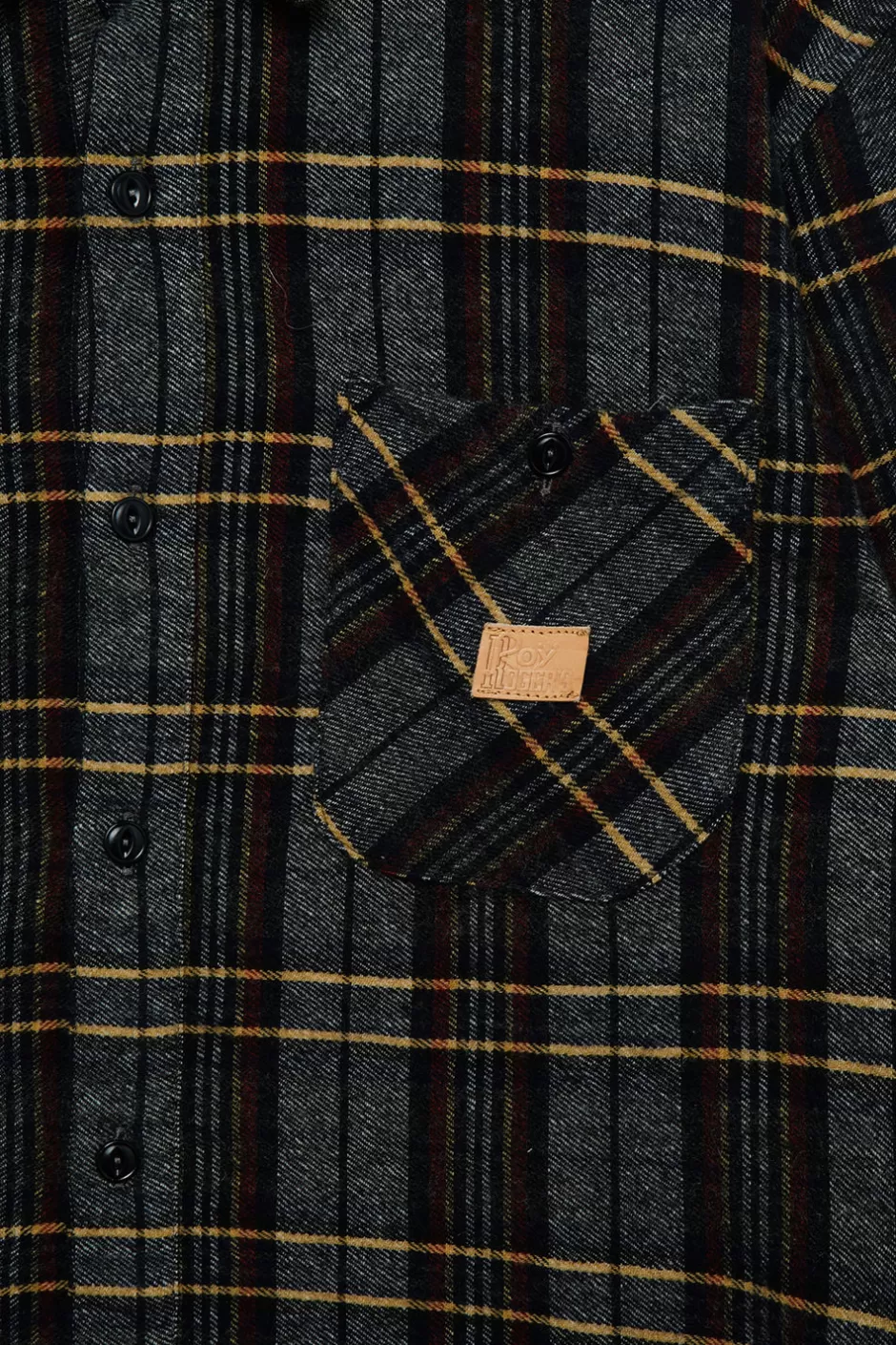 Chemise Homme Roy Rogers Édition 70ème Anniversaire - Laine Écossaise à Carreaux Intemporelle
