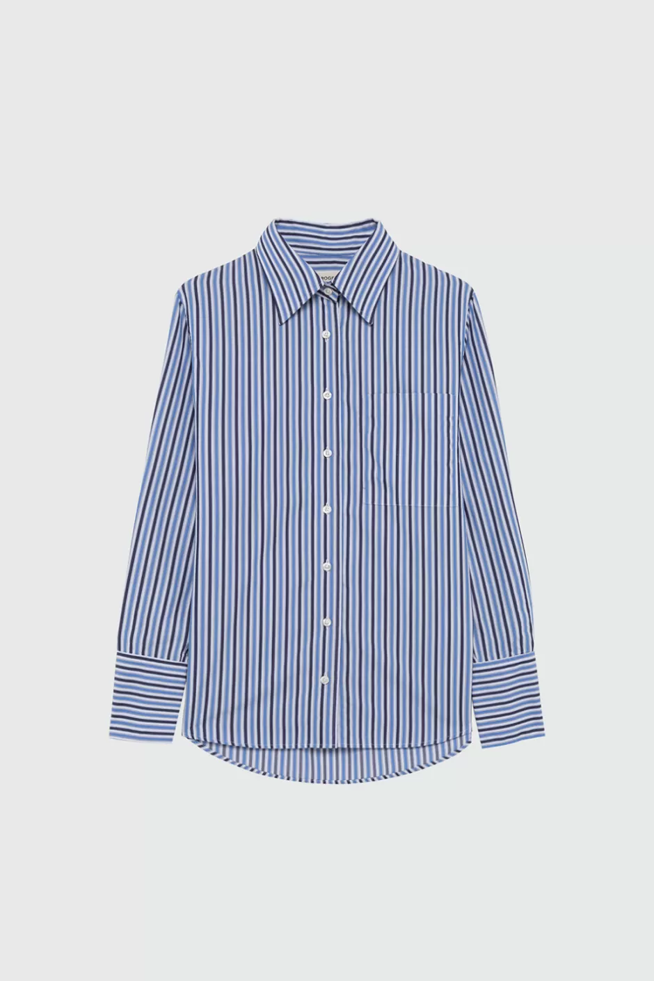 Chemise Femme Donna Roy Rogers - Modèle Mimi en Popeline à Rayures Classiques