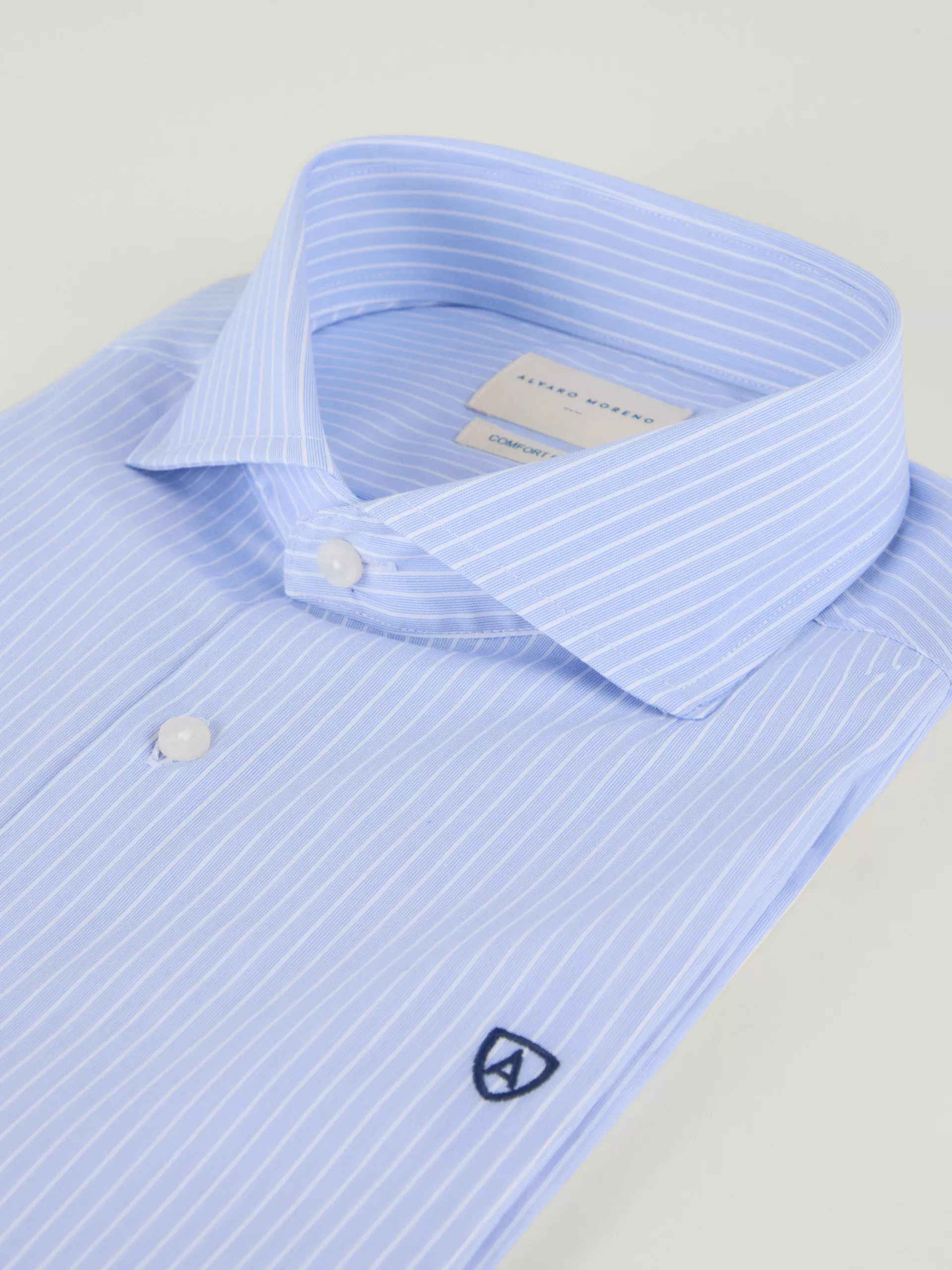 Chemise décontractée à rayures Alvaro Moreno - Léger bleu ciel en Promotion Exclusive