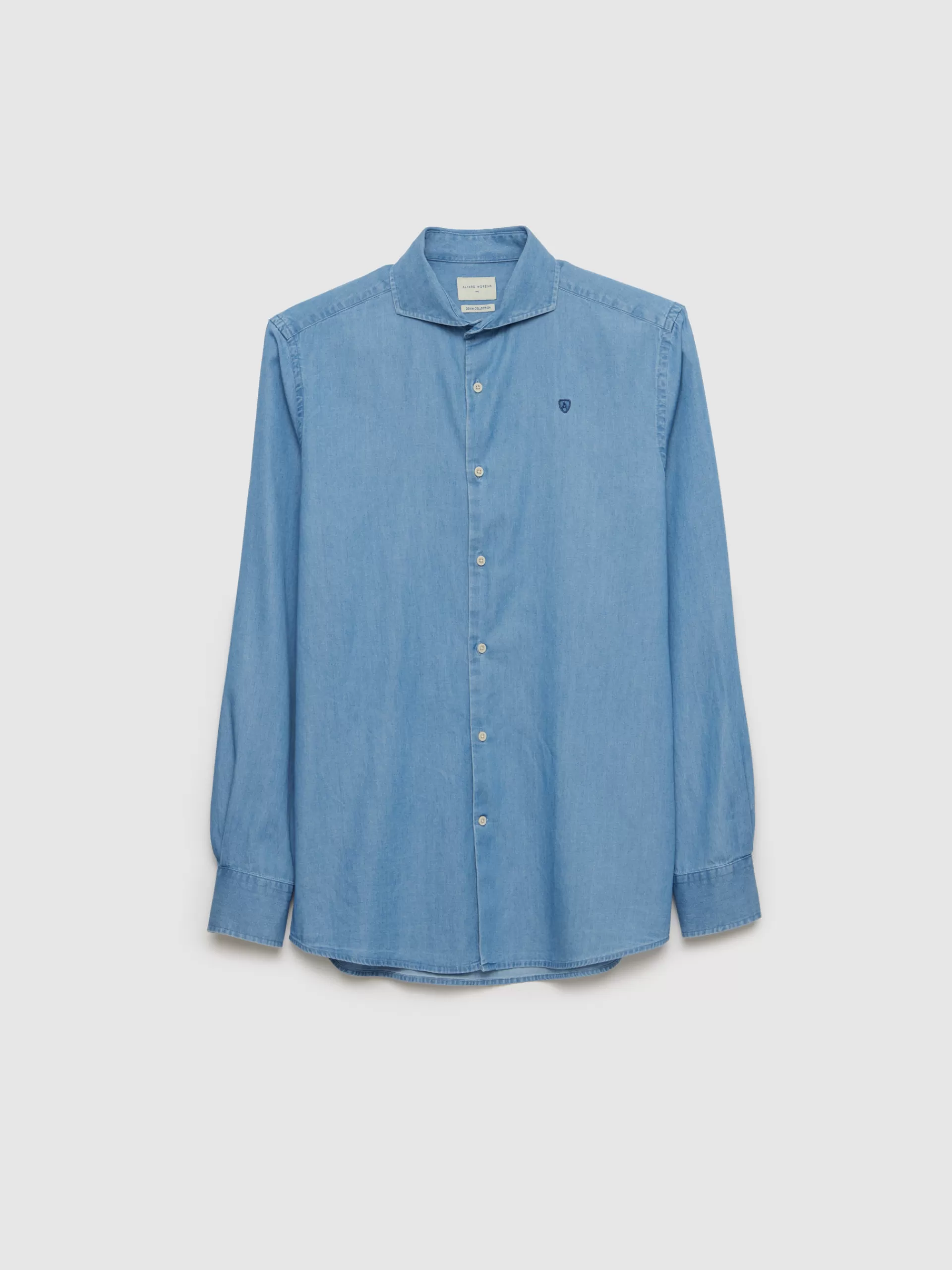 Veste Denim Alvaro Moreno - Bleu Marine, Style Abordable avec Détails Vintage & Confort Urbain