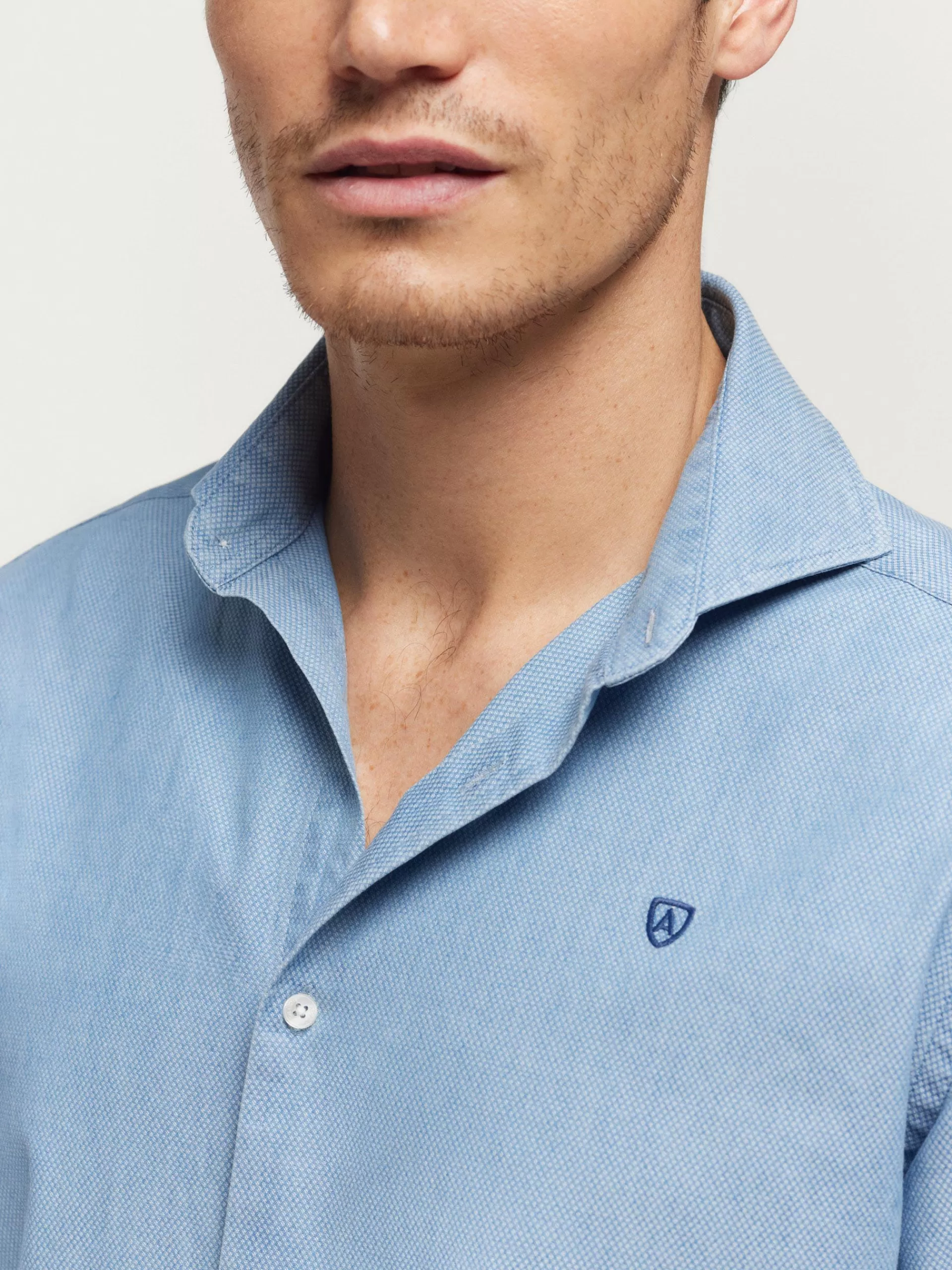 Chemise Denim Alvaro Moreno - Structure Résistante Bleu Ciel, Best-Seller Printanier