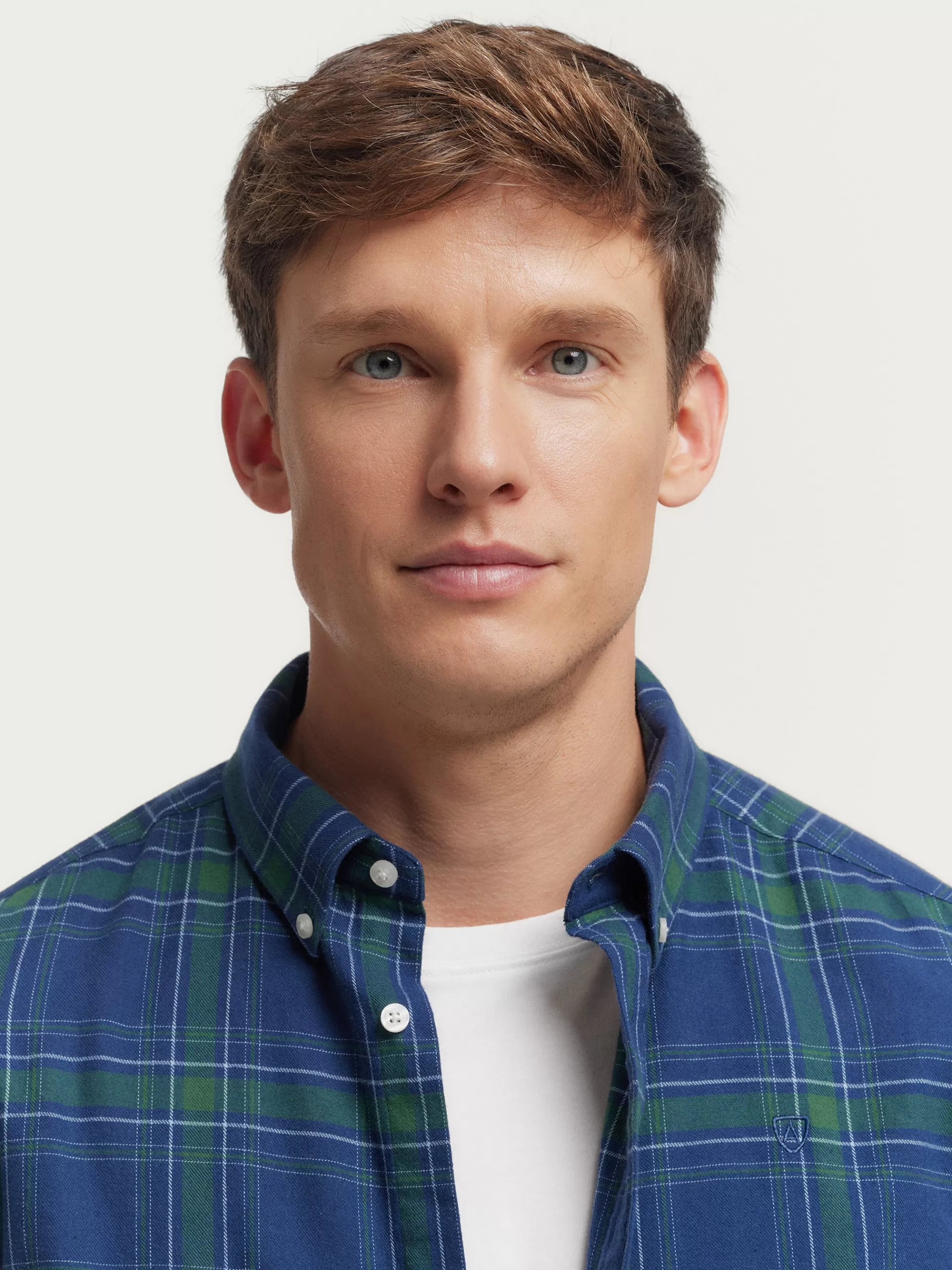 Chemise en flanelle à carreaux - Vert Forêt | Alvaro Moreno | Modèle tendance en solde