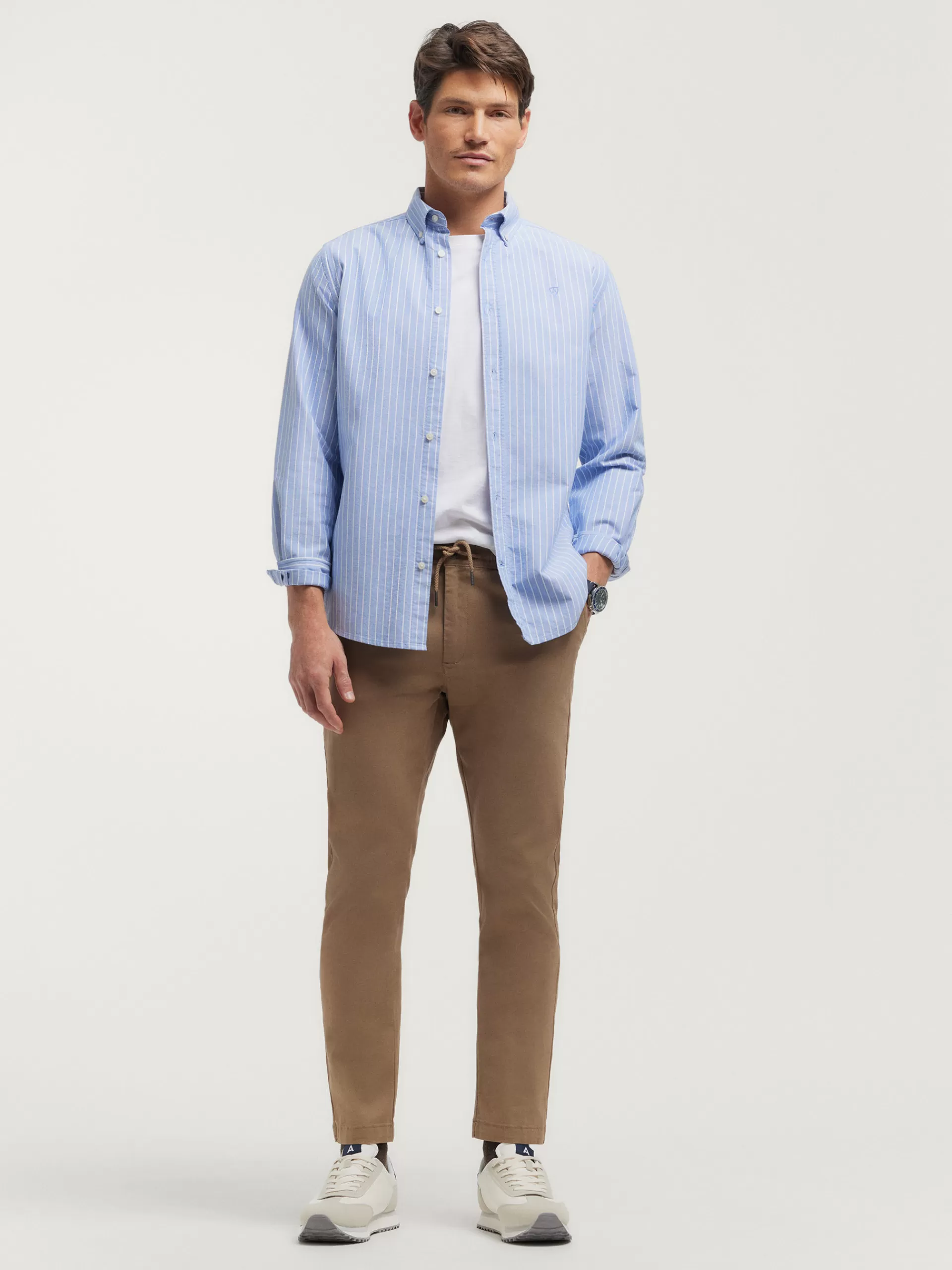 Chemise Oxford Élégante Alvaro Moreno - Collection Club Bleu Ciel en Promotion Exclusive