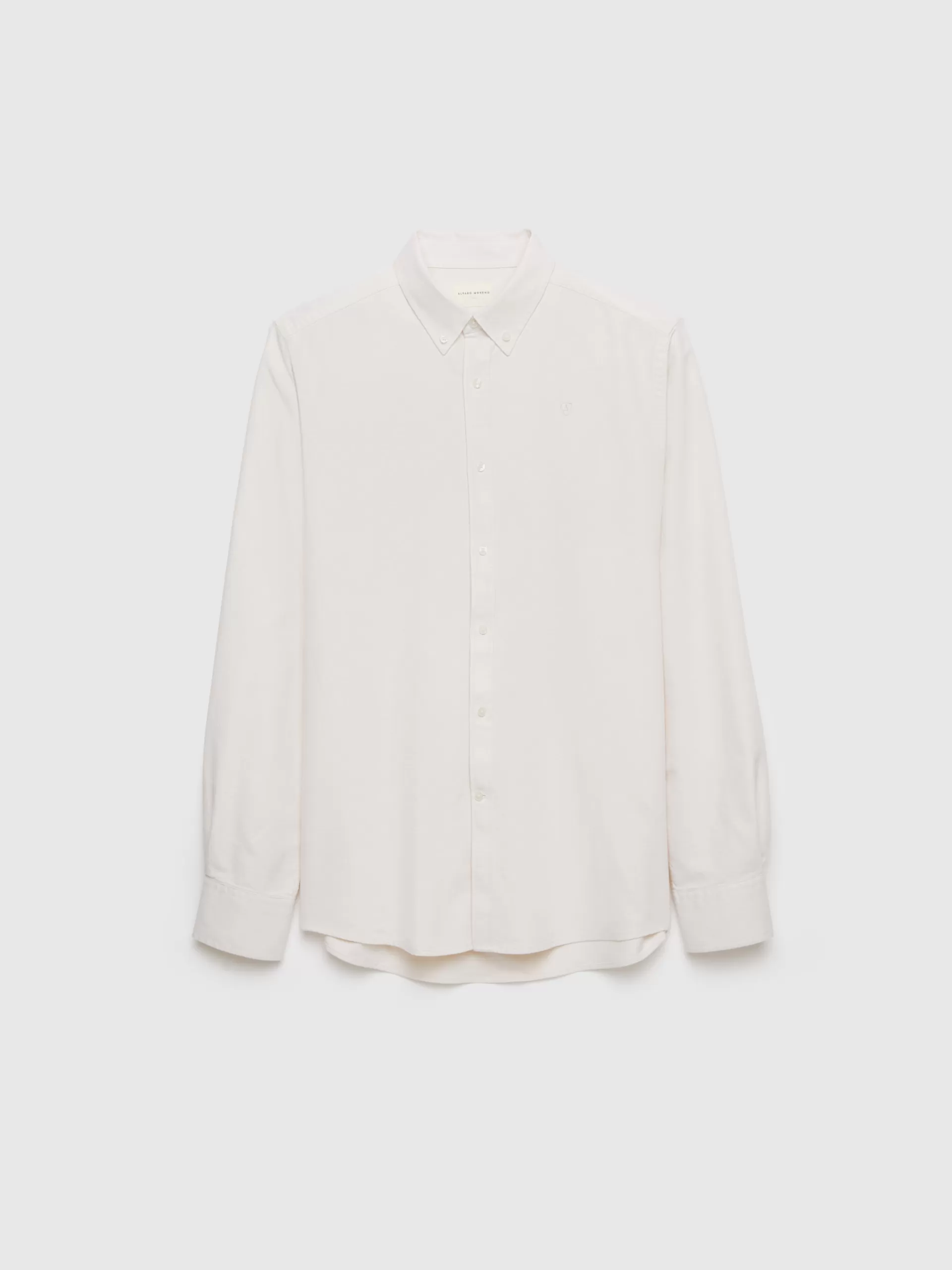 Chemise Oxford décontractée en coton souple - Couleur sable | Collection Alvaro Moreno - Élégance intemporelle pour un style urbain raffiné
