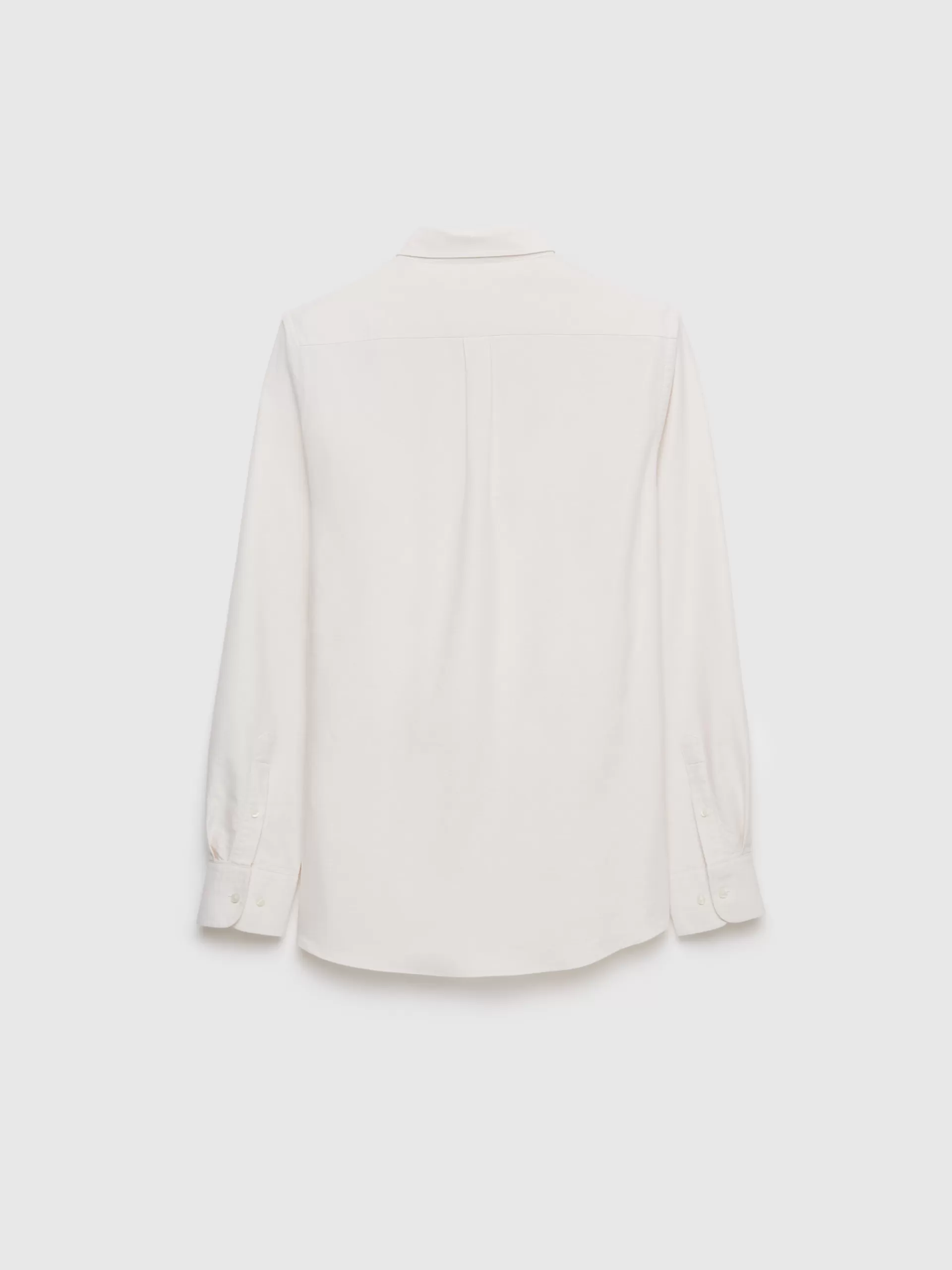 Chemise Oxford décontractée en coton souple - Couleur sable | Collection Alvaro Moreno - Élégance intemporelle pour un style urbain raffiné