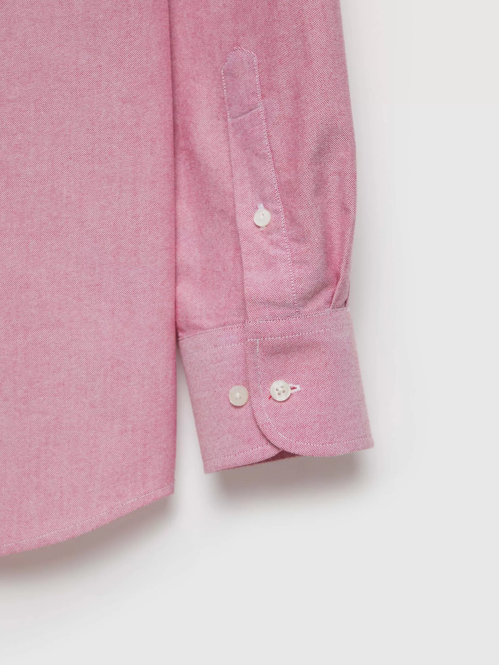 Chemise Homme en Tissu Oxford Uni - Alvaro Moreno - Rouge Bordeaux Élégant
