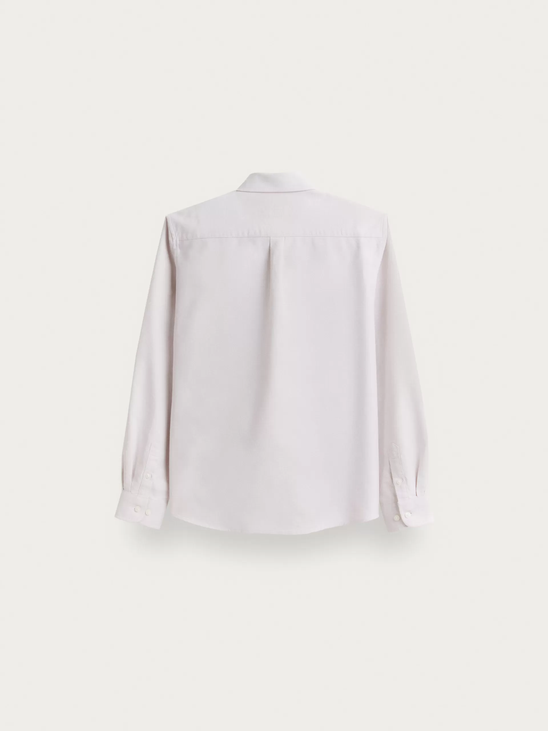 Chemise Enfant Alvaro Moreno en Oxford Uni - Coloris Beige Doux
