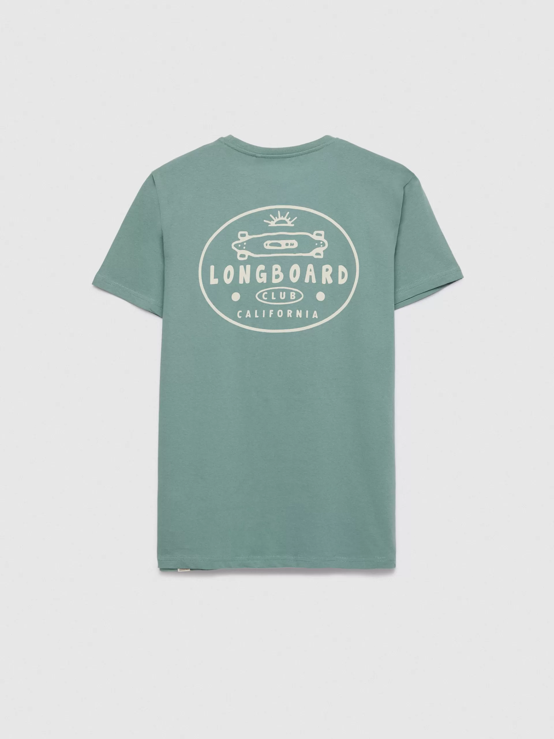 Alvaro Moreno | T-shirt Sportif Longboard Respirant - Vert Naturel pour Style Urbain Décontracté