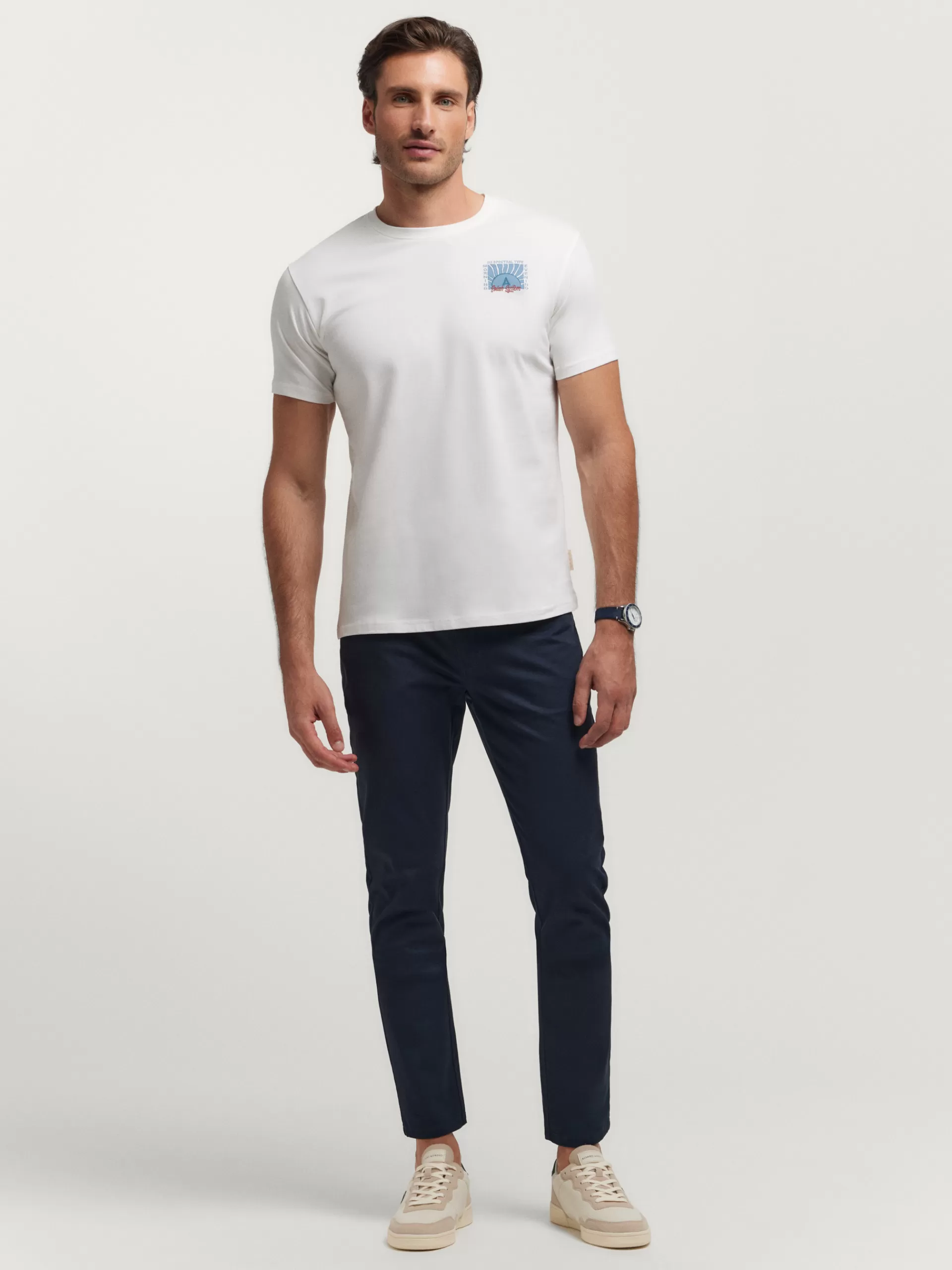 Shop Alvaro Moreno CAMISETA SOLAR  Blanco
