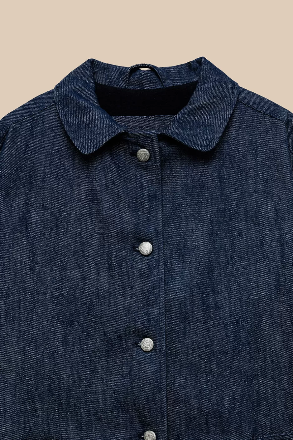 Veste en jean délavé Donna Roy Rogers - Coupe rétro années 60-70 - Style authentique vintage