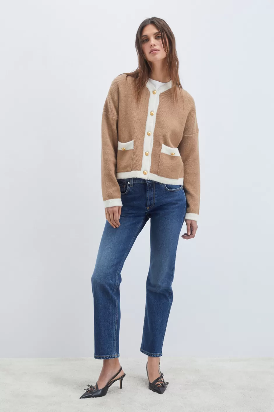 Gilet Donna par Roy Rogers - Maille douce avec motifs Coco, style bohème chic pour printemps-été
