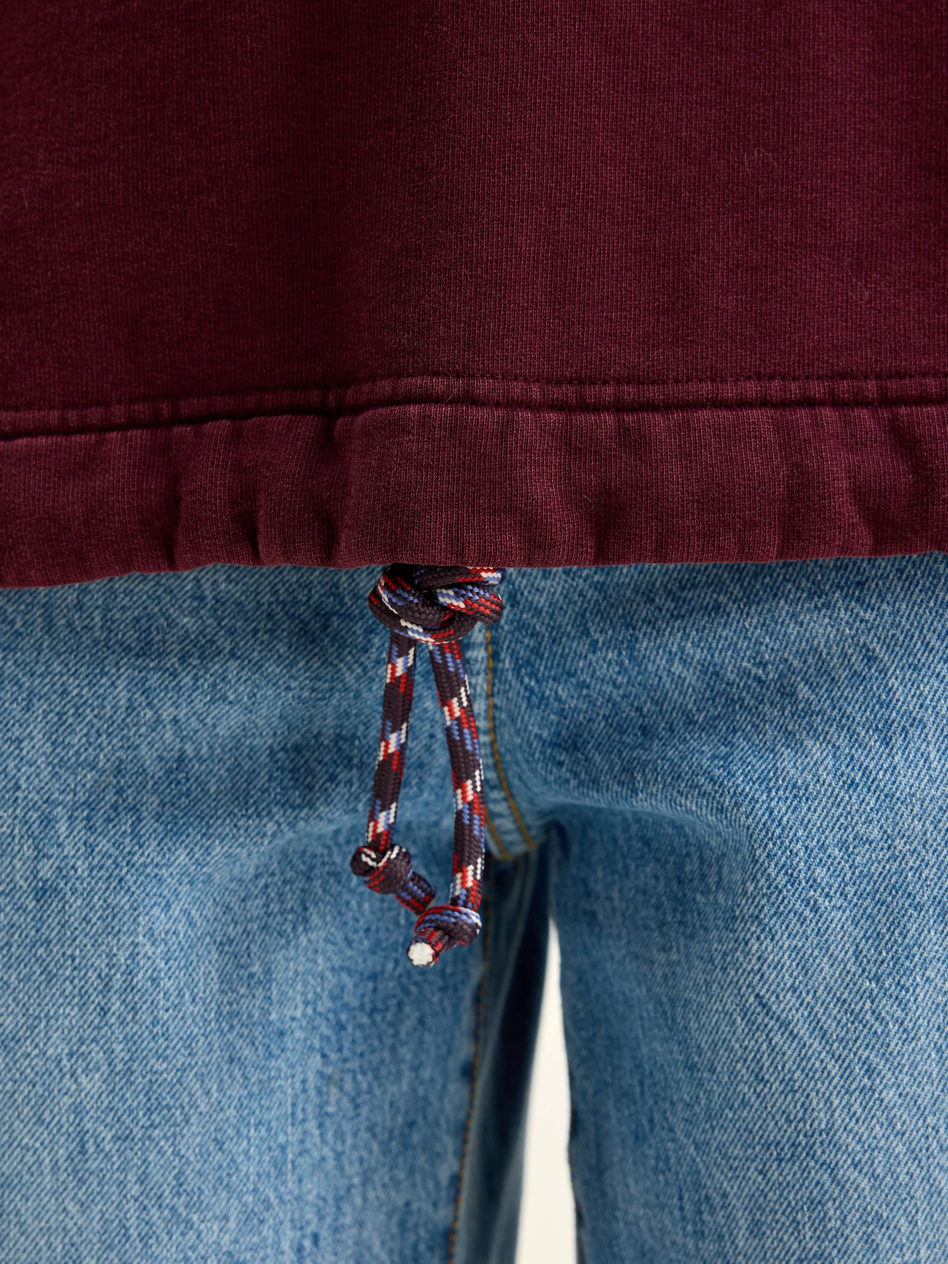 Cate – Pull à capuche Bellerose avec découpe confortable et détails contrastés | Matière douce | Disponible en boutique officielle