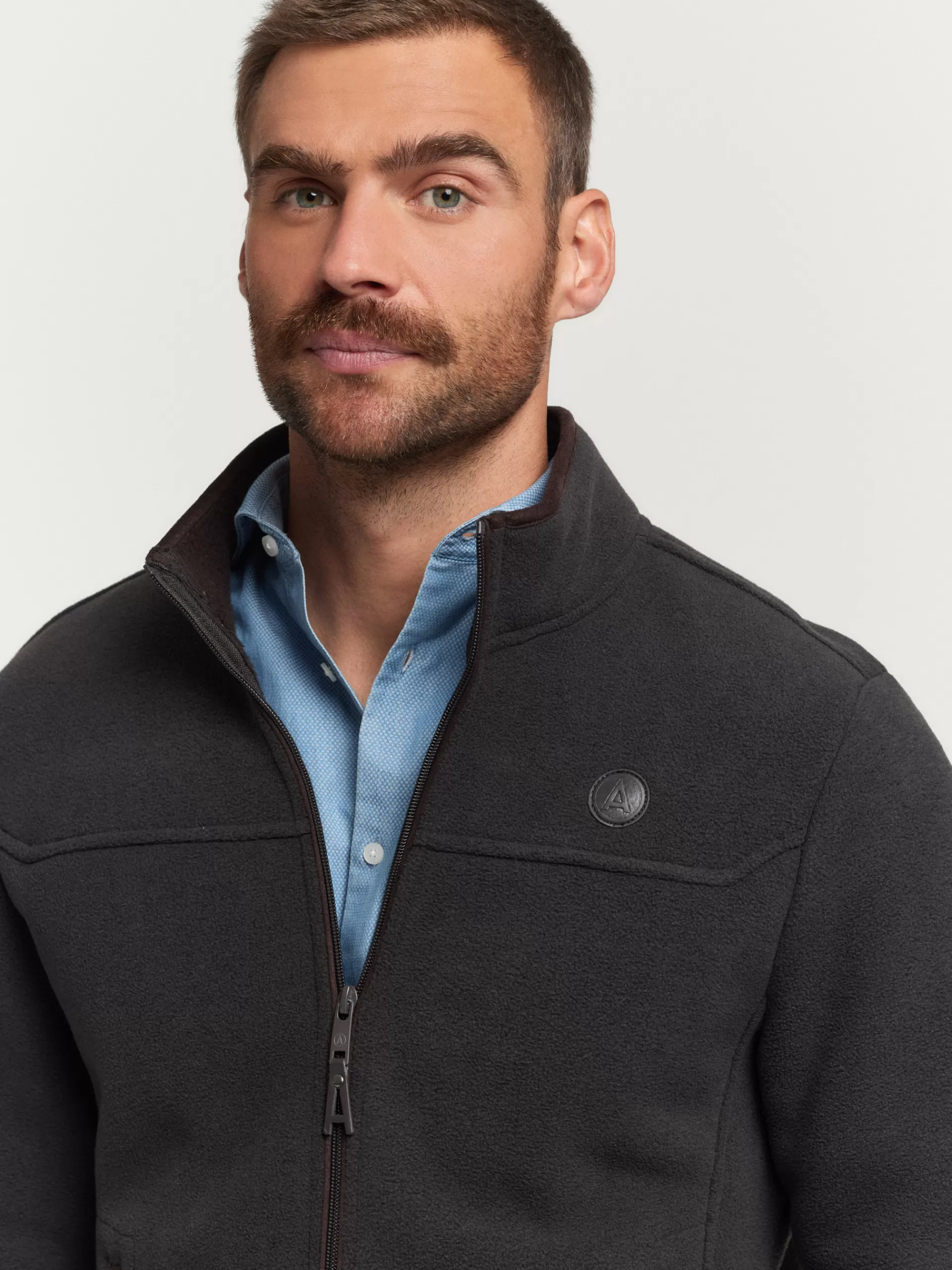 Shop Alvaro Moreno CAZADORA POLAR MARRÓN Marrón