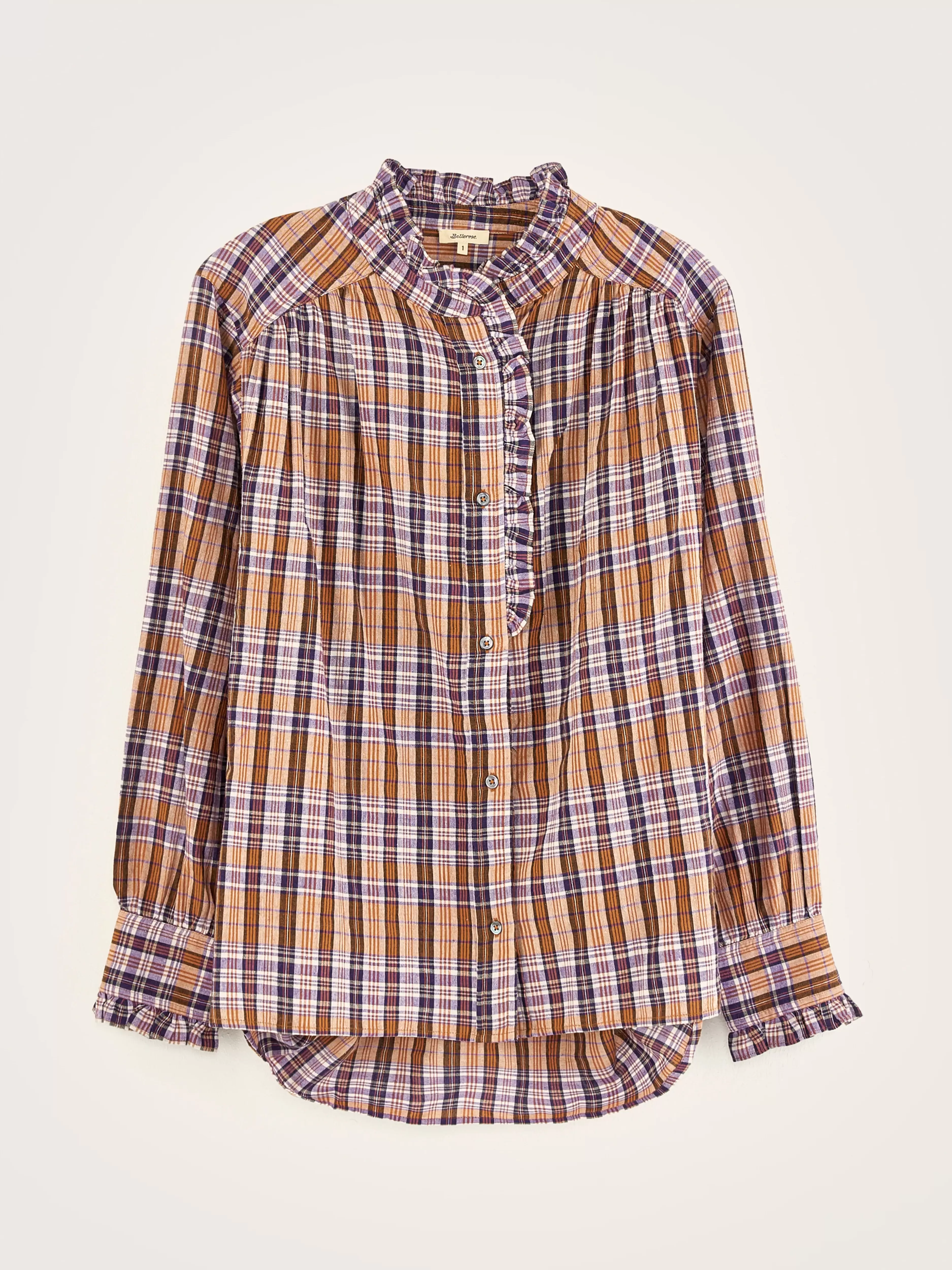 Découvrez la Blouse Élégante Claudia Geruite - Promotion Exclusive Bellerose