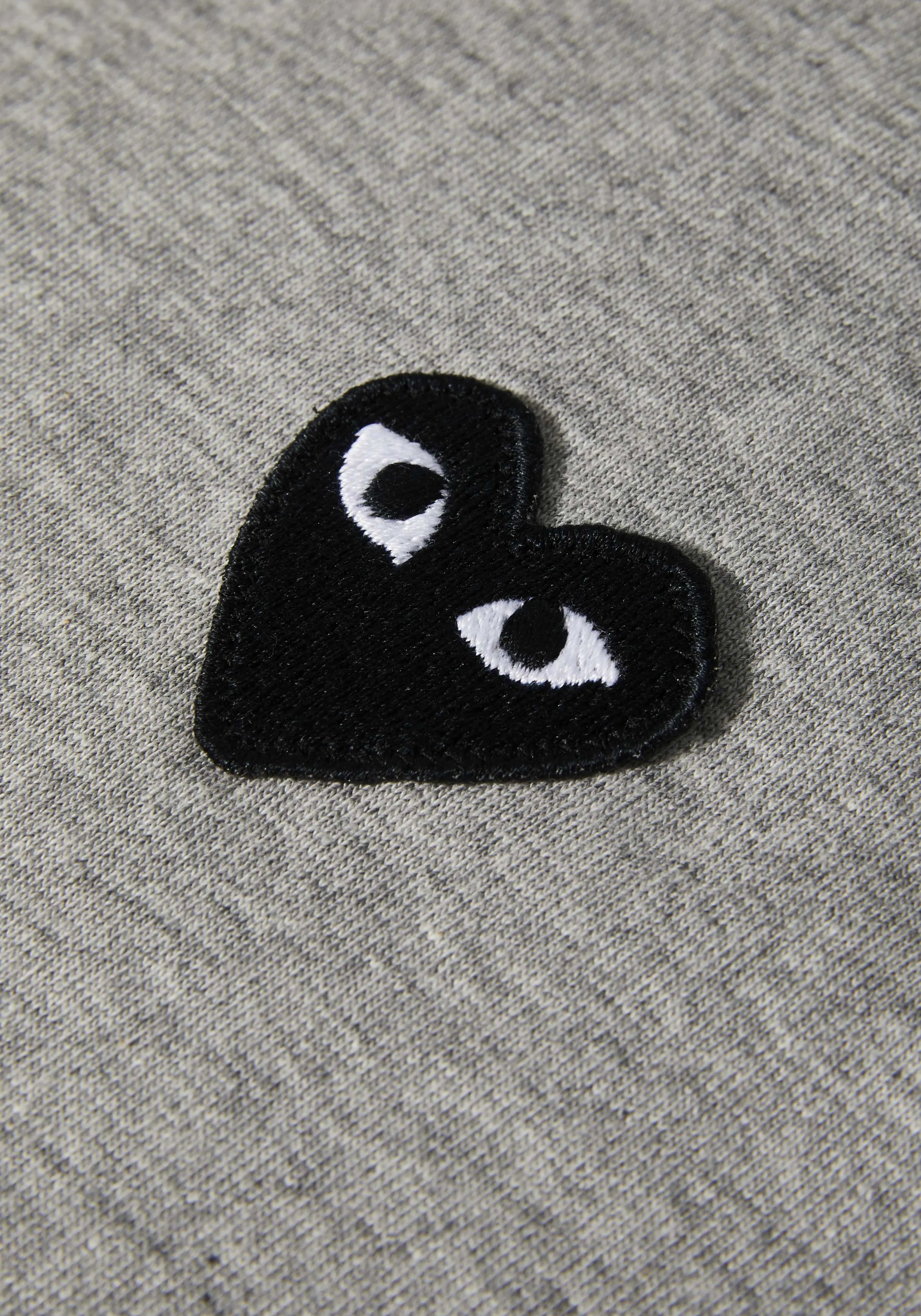Chemise Manches Longues à Motif Cœur Noir - Collection Miyuki Zoku par Comme des Garçons Play & MKI