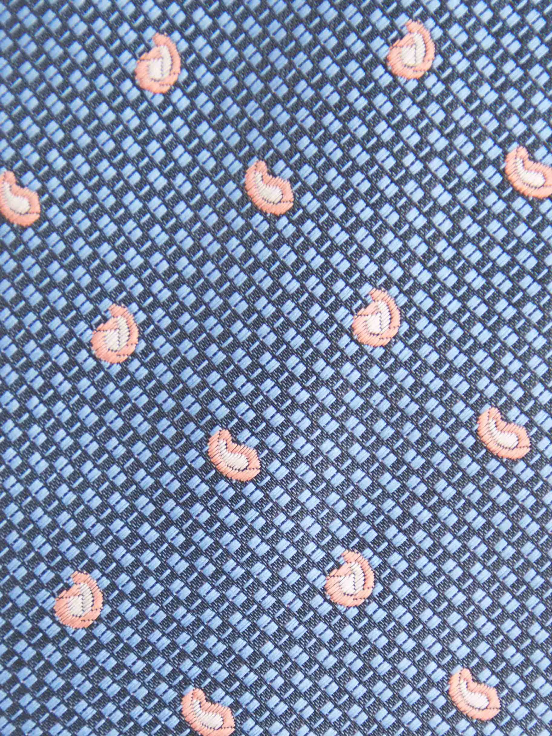 Cravate Jacquard Alvaro Moreno - Bleu Saphir, Style Moderne & Intemporel