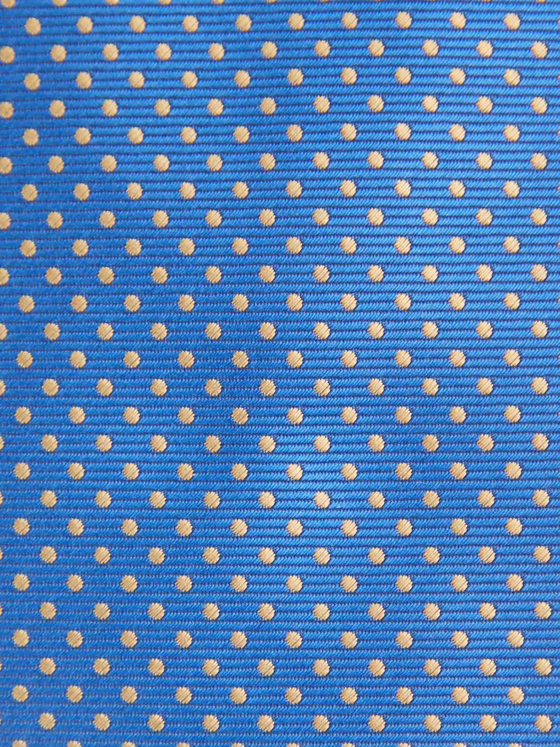 Cravate Jacquard MF Alvaro Moreno - Bleu nuit élégant en soie premium à motif artisanal