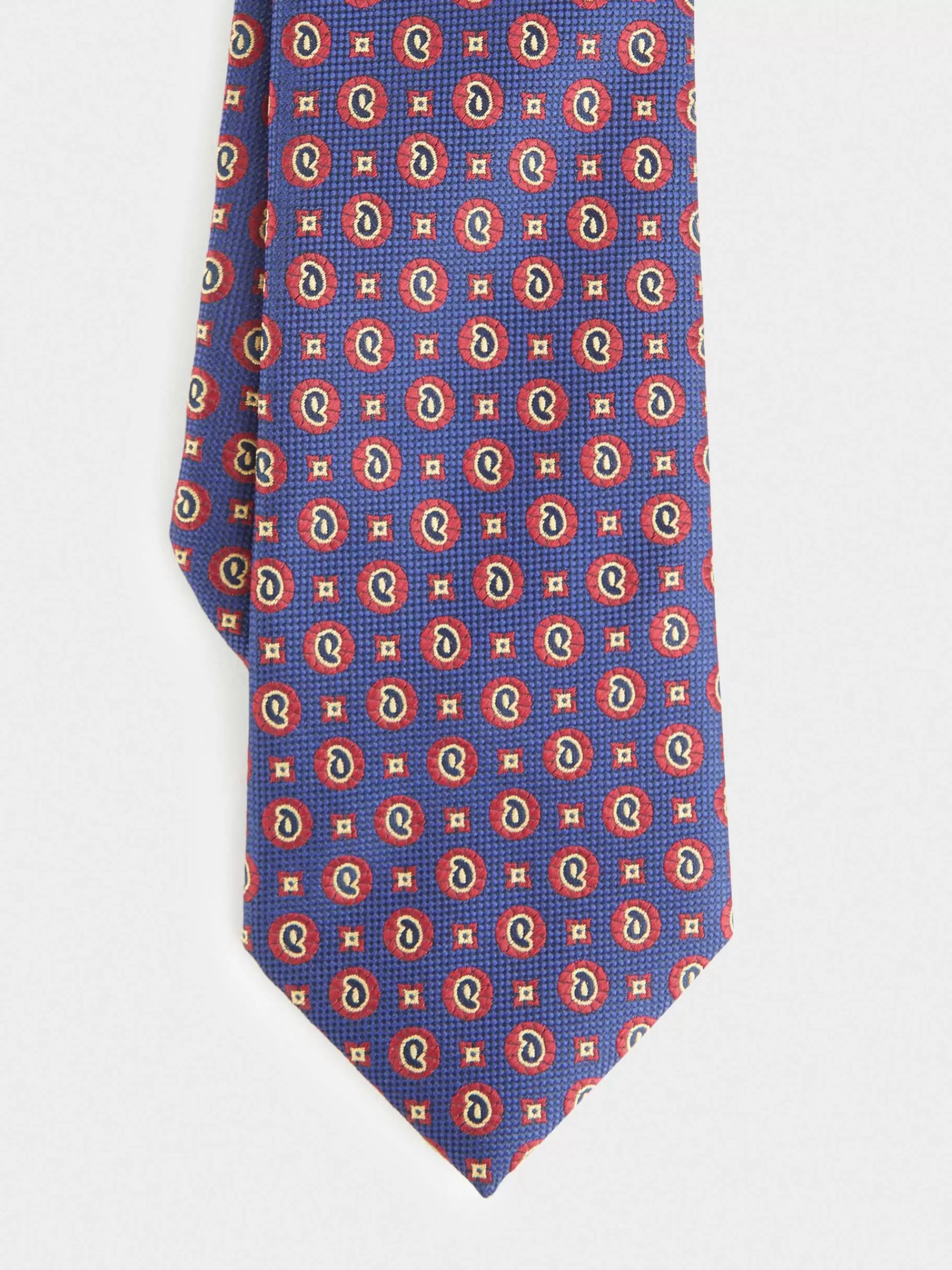 Cravate homme élégante en Jacquard Alvaro Moreno - Bleu Nuit en Promotion Exclusive