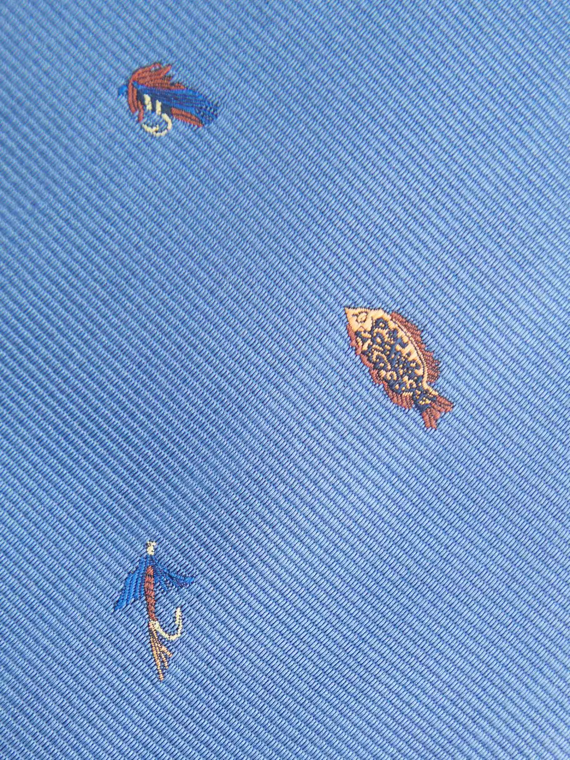 Cravate Alvaro Moreno en Jacquard - Bleu Électrique | Modèle Haut de Gamme en Promotion