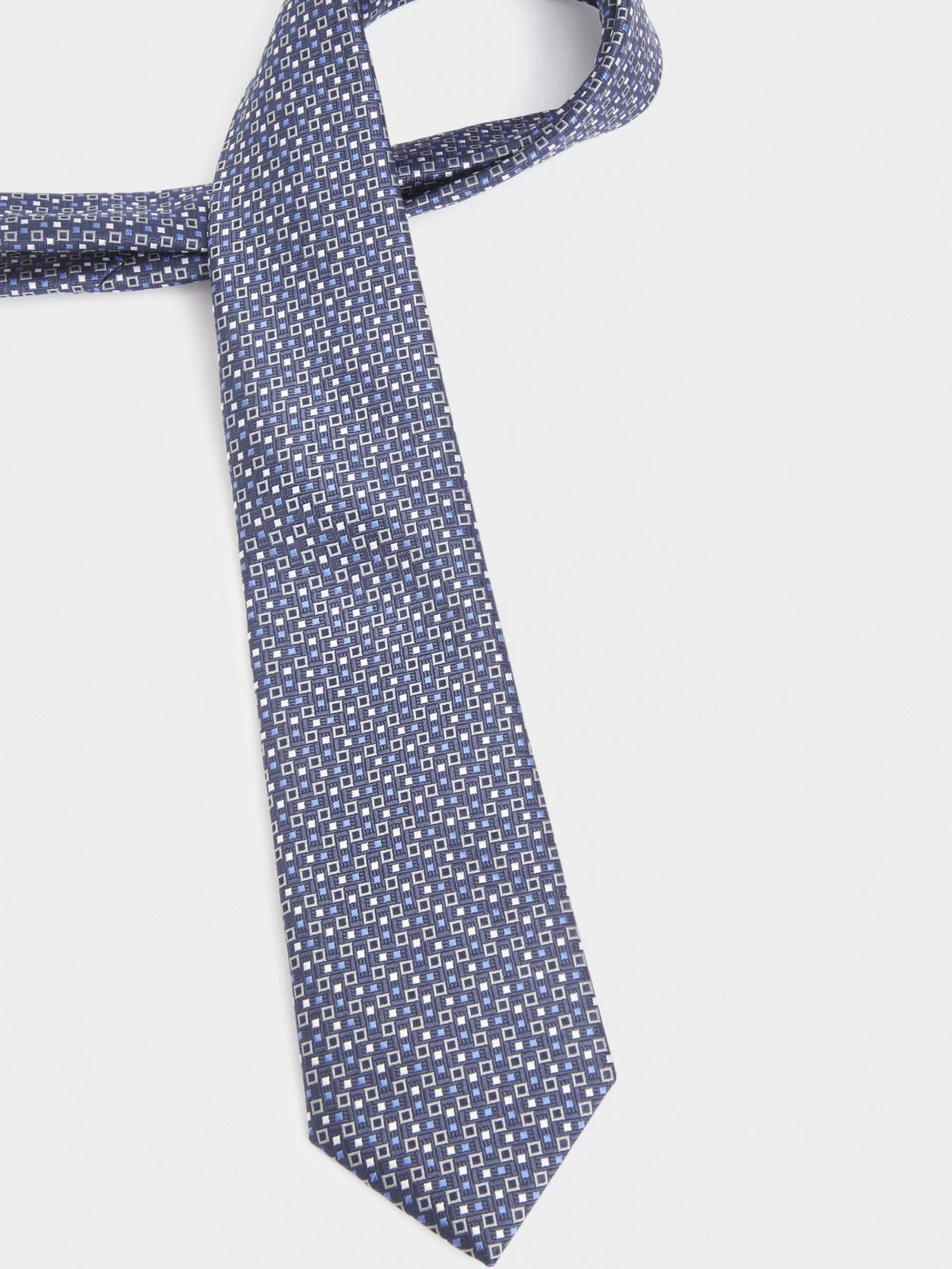 Cravate Jacquard Alvaro Moreno - Déstockage Exclusif sur le Modèle Bleu Marine MF