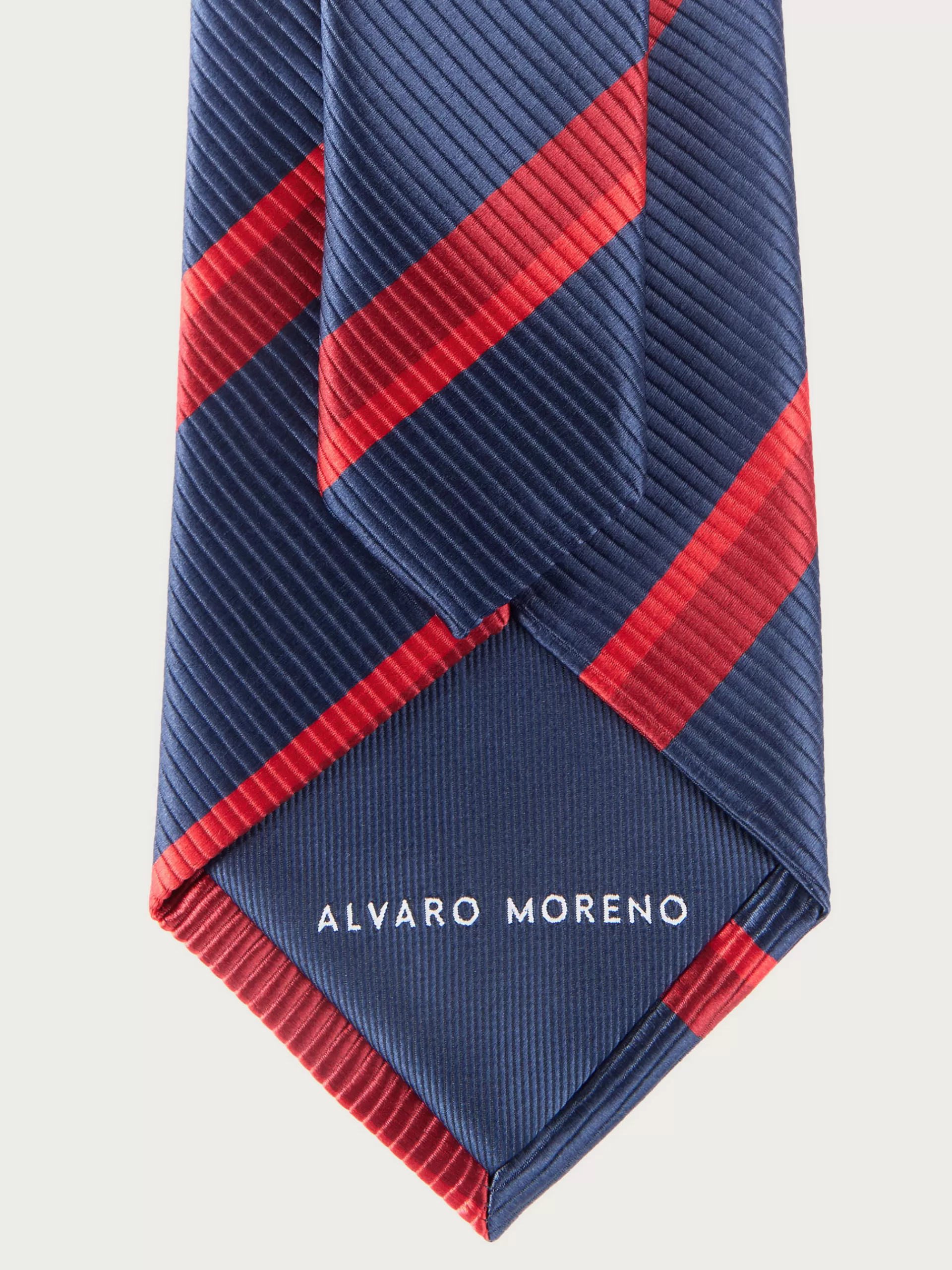 Cravate Jacquard élégante Alvaro Moreno - Bleu marine, style soigné et tendance