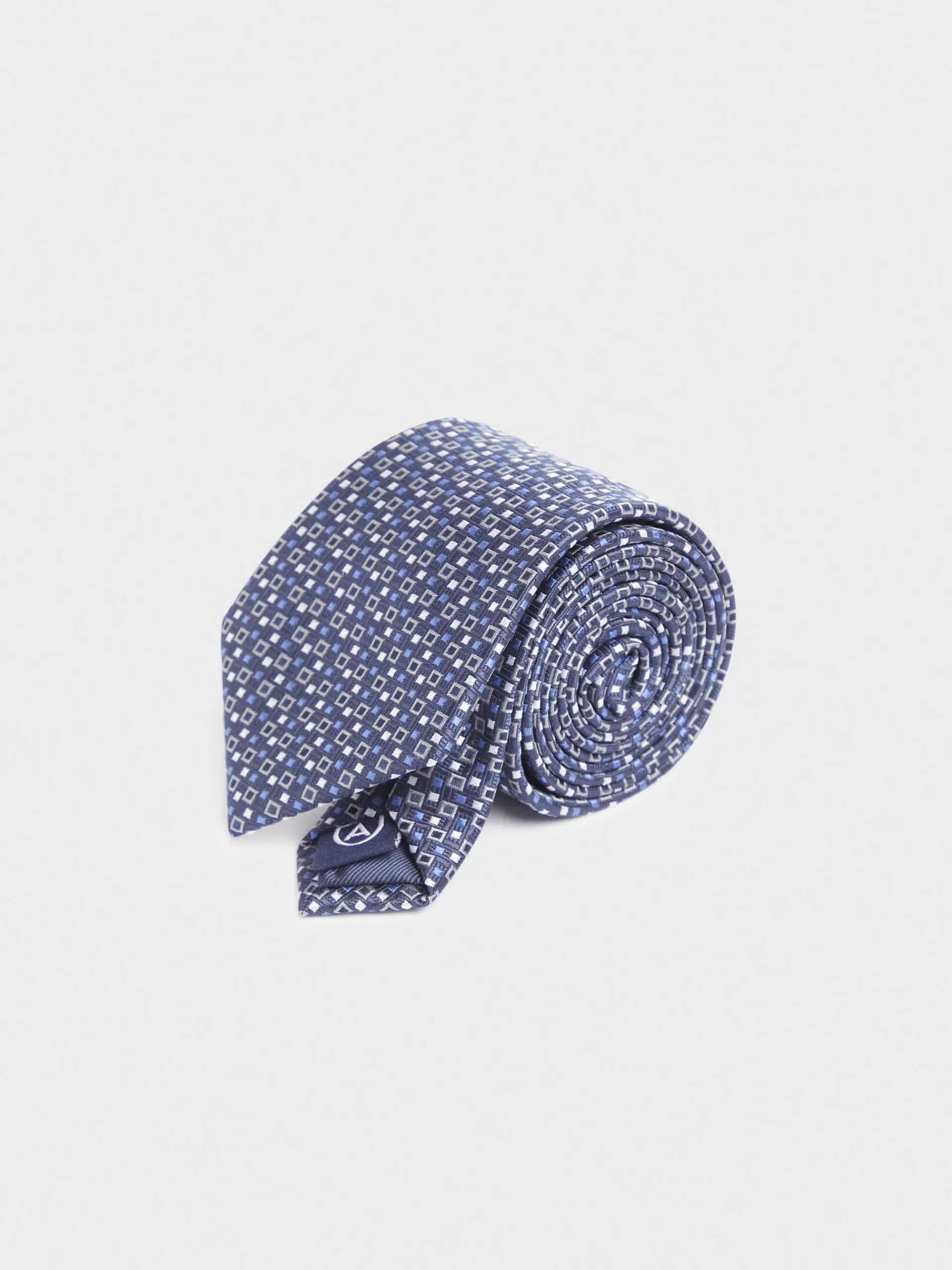 Cravate Jacquard Alvaro Moreno - Déstockage Exclusif sur le Modèle Bleu Marine MF