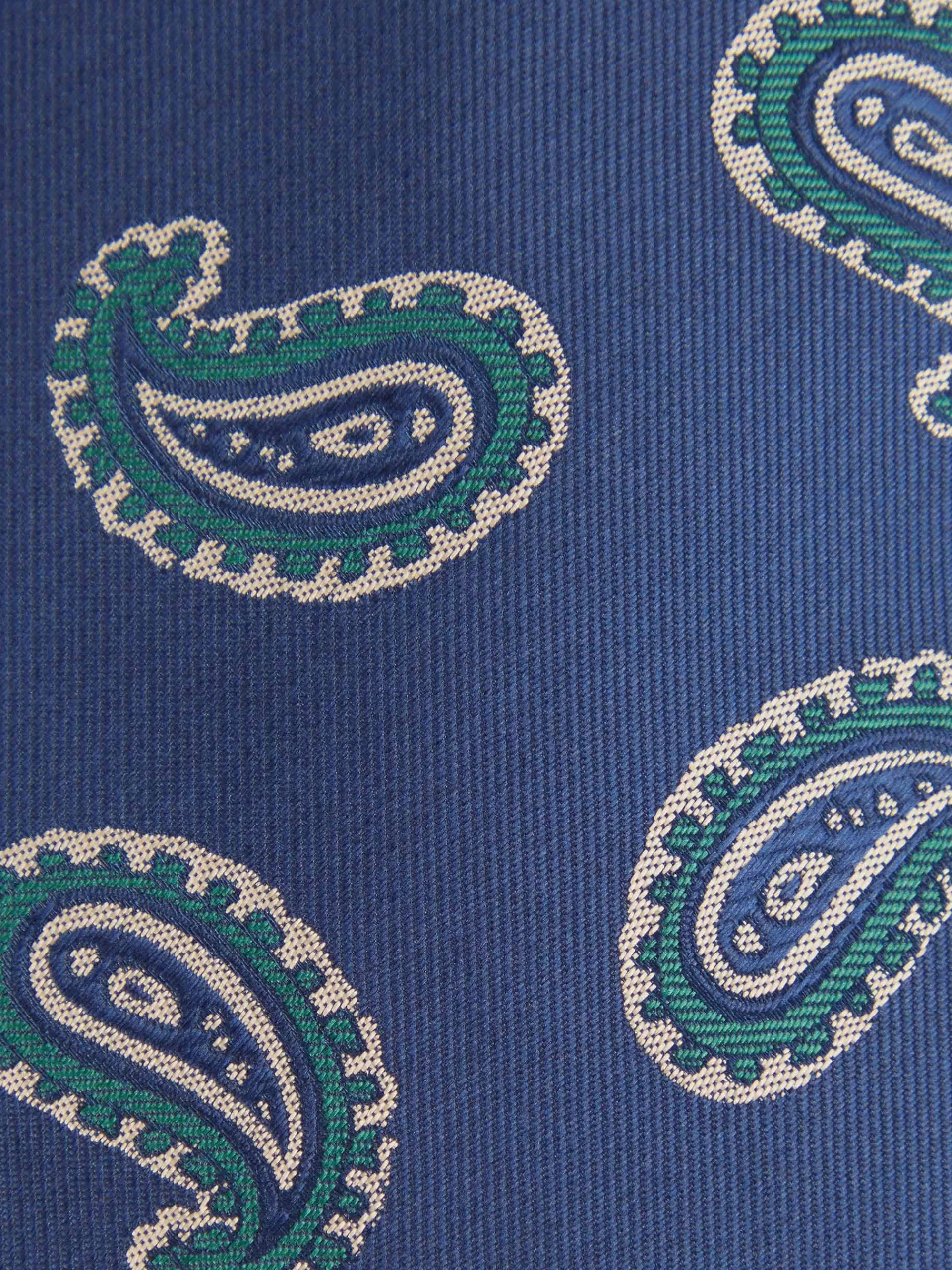 Cravate élégante en Jacquard Marine - Collection Exclusive Alvaro Moreno