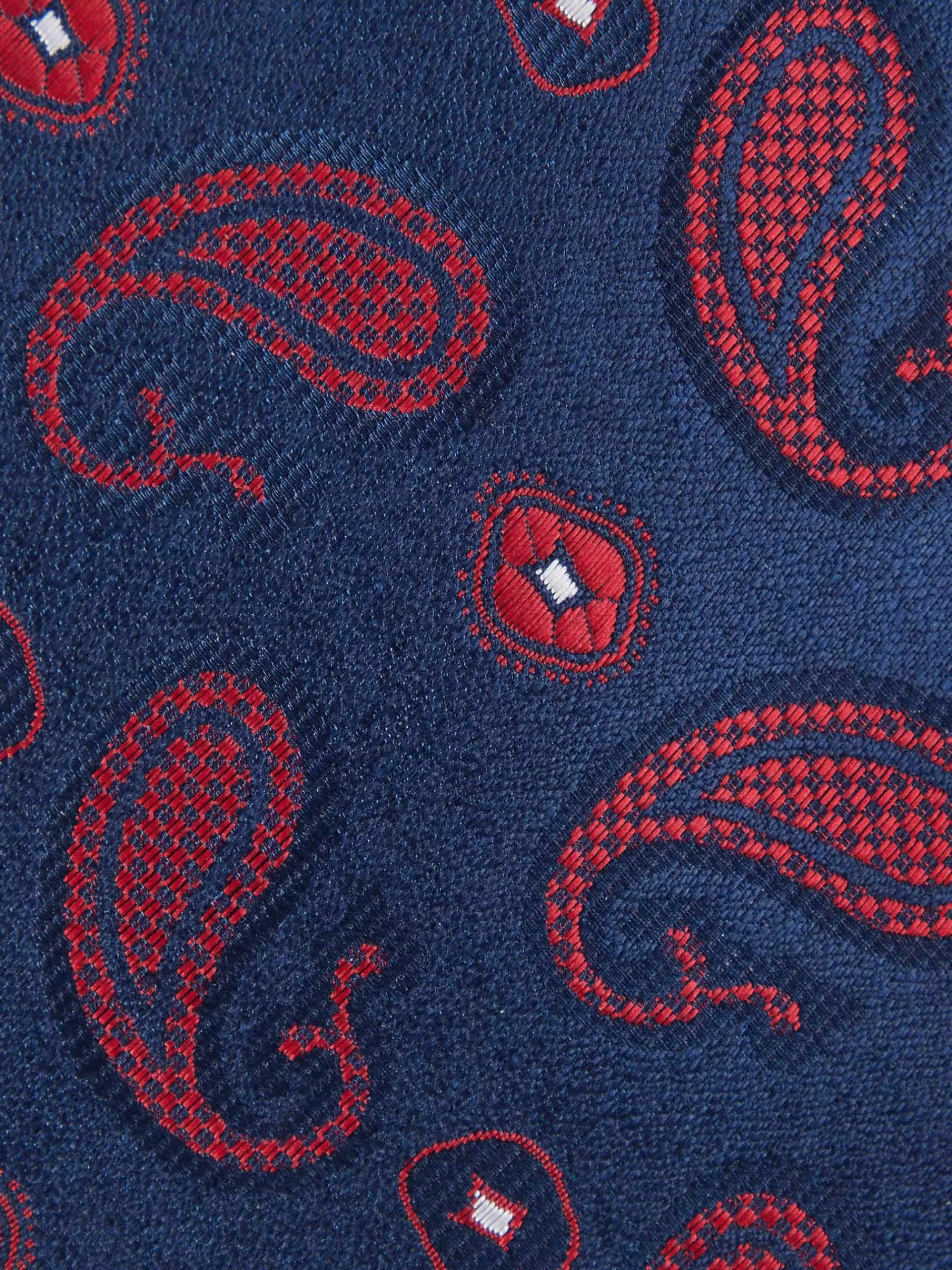 Cravate Jacquard Alvaro M. - Bleu Marine Élégant | Promotion Exclusive sur les Nouveautés Printanières