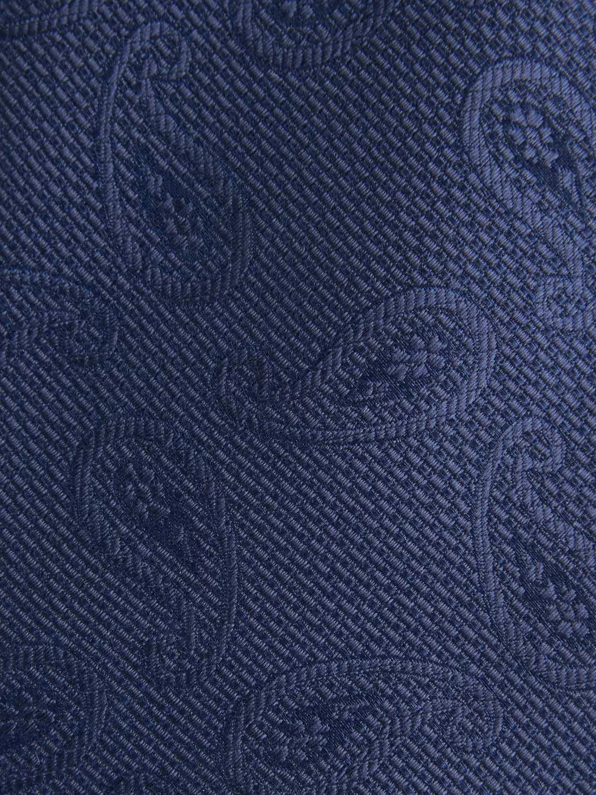 Cravate Élégante en Jacquard Métallisé Bleu Marine - Collection Exclusive Alvaro Moreno | Style Intemporel & Prix Attractif