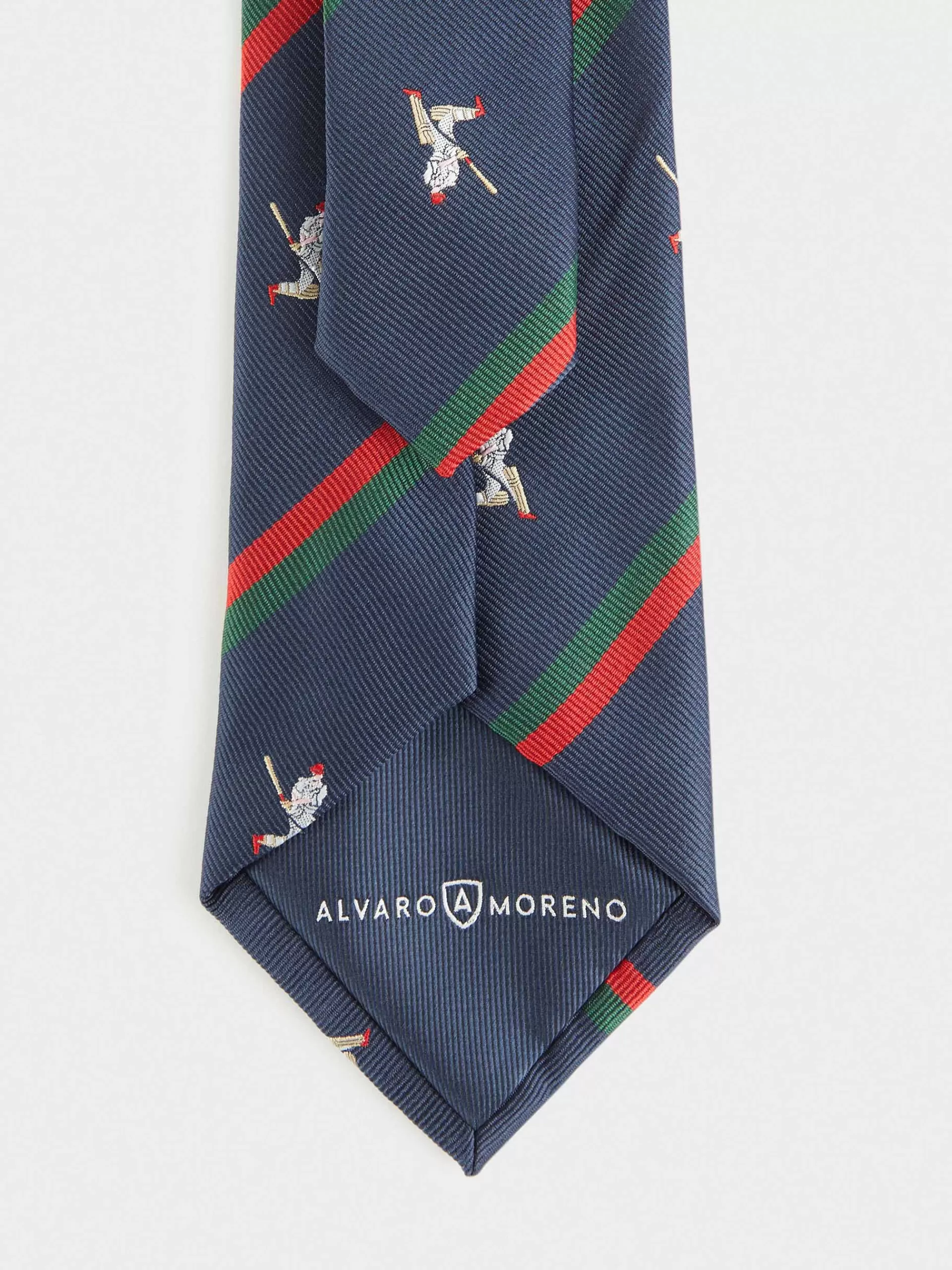 Cravate Jacquard Alvaro Moreno - Bleu Marine Élégante en Promotion | Style Intemporel